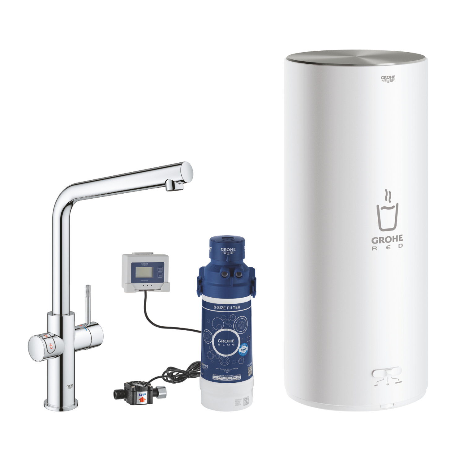 Grohe red duo-l starterkit l-bec chrome  