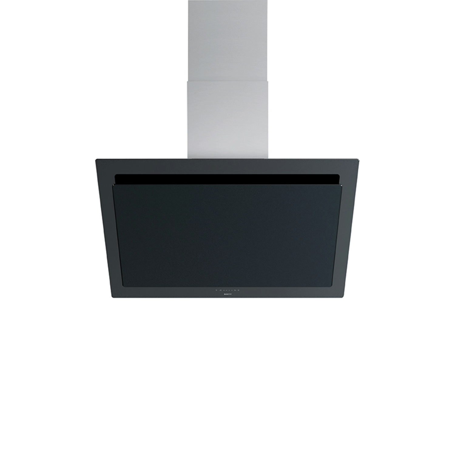 Novy Vision 90 cm zwart glas wanddampkap
