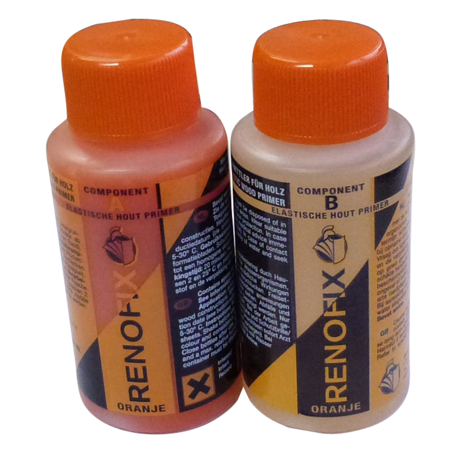 Renofix oranje 2 x 100 ml (a+b) professioneel voorbehandelingsmiddel