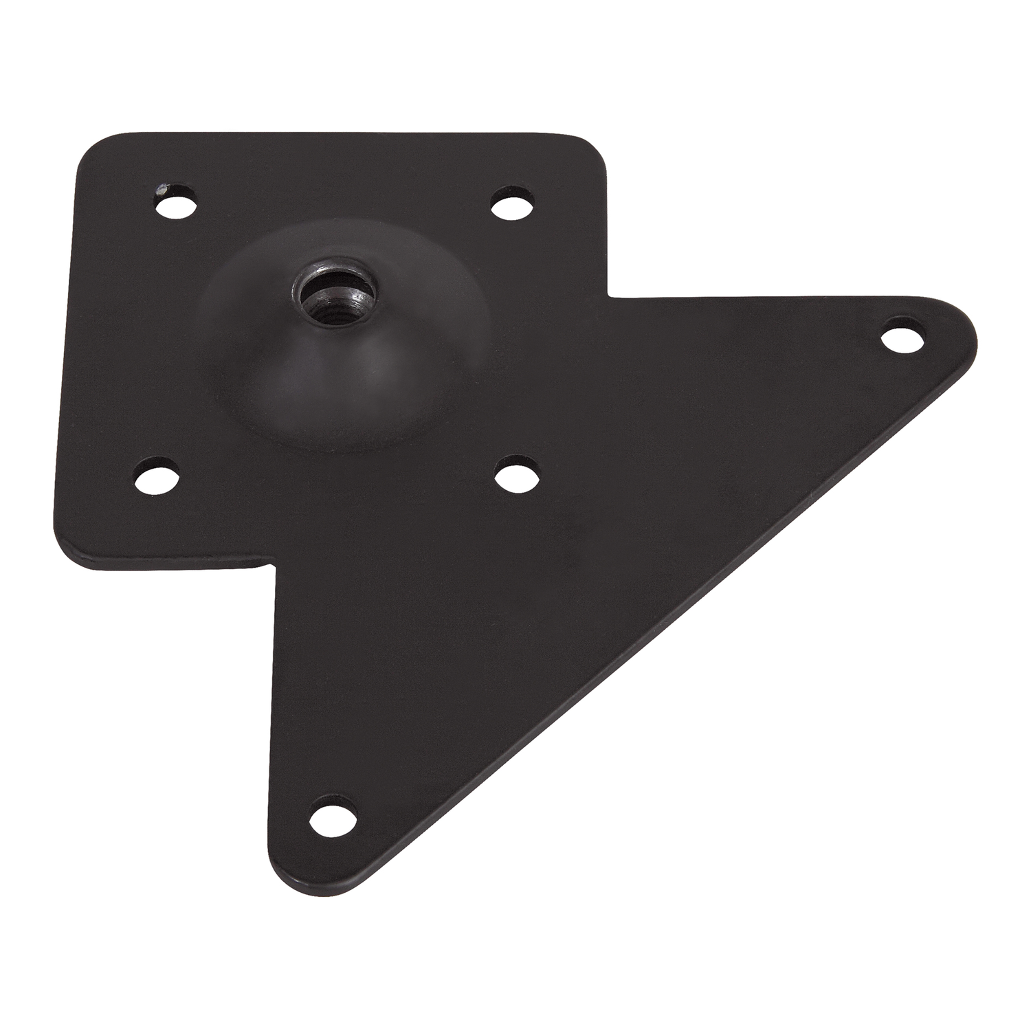 Pied de table Q80 noir mat 80x80mm h71 reglable  
