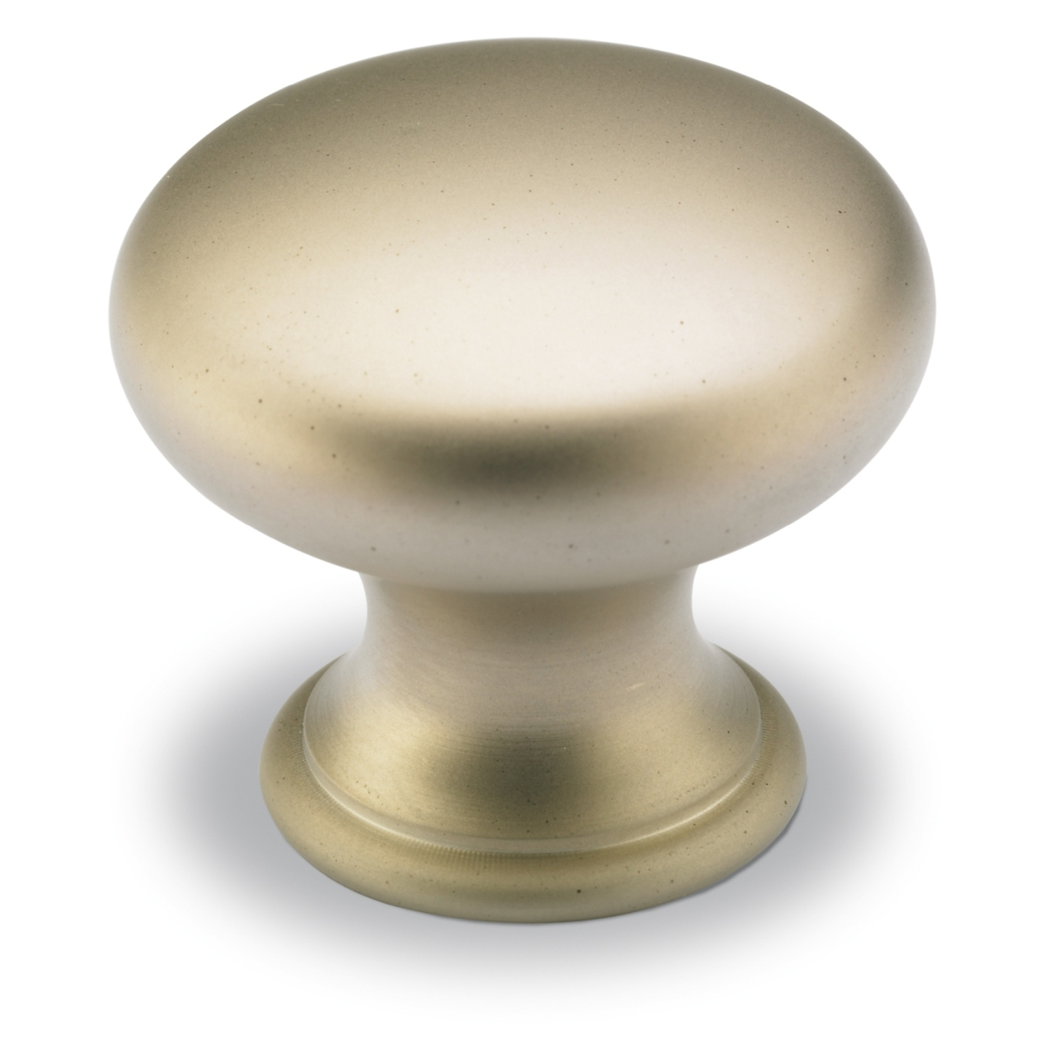 Bouton Cirpi, H 27 mm, ø 30 mm, Nickelé mat