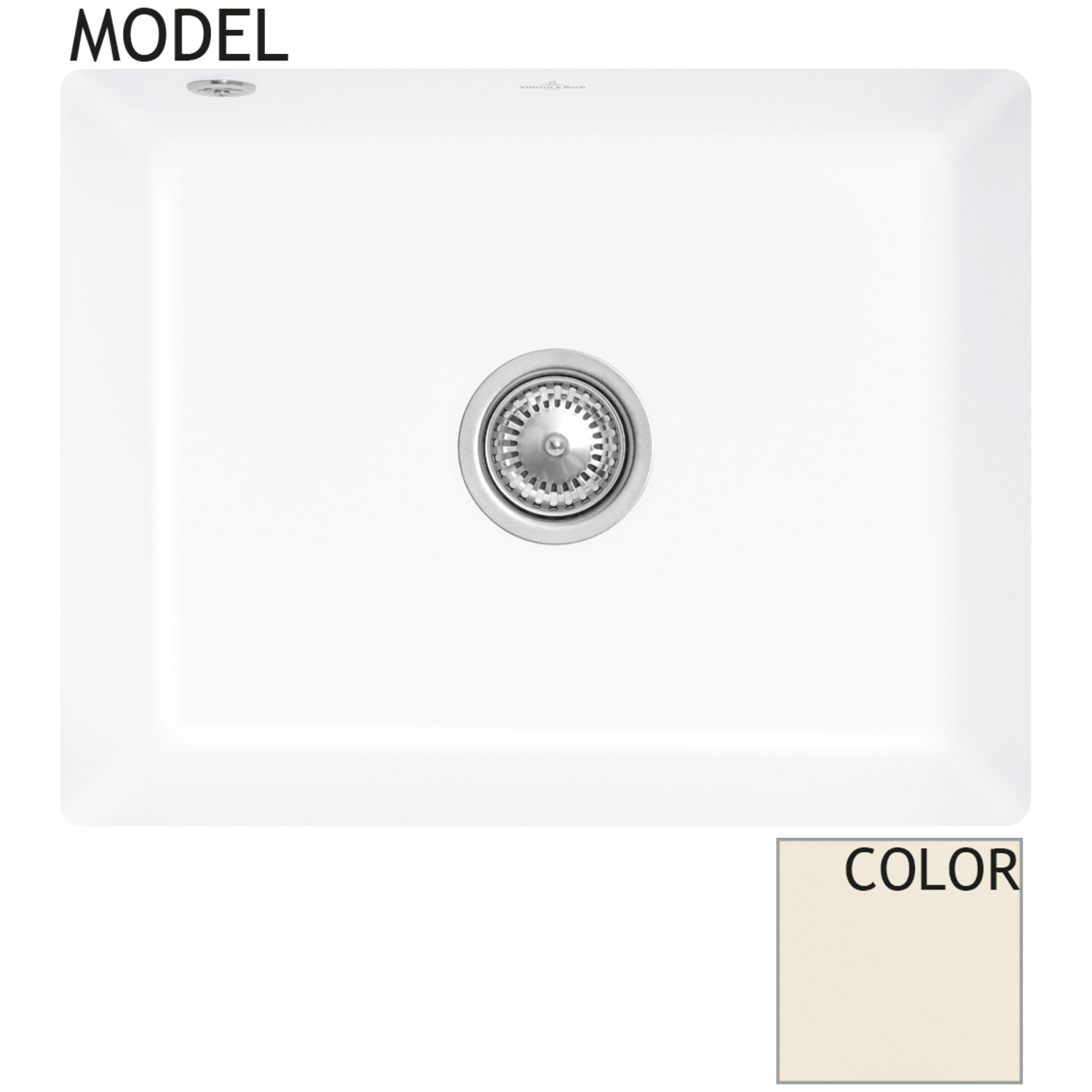 V&B 3310.01.kr subway 60 su creme brillant ceramicplus