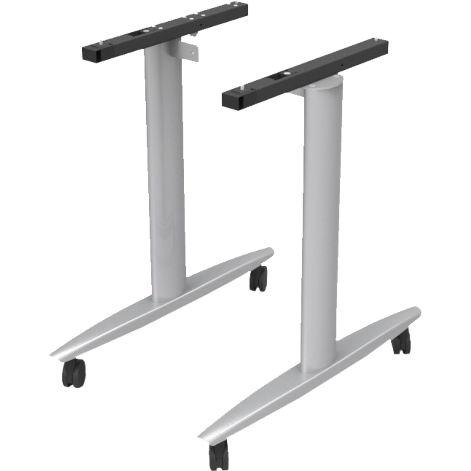 Pietement de table treno 800mm gris  