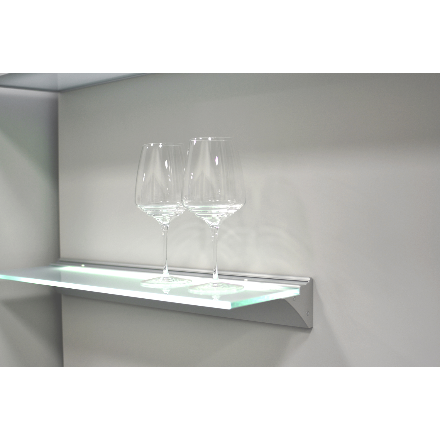 Mono teo led tablette verre 900mm 4,8W 230V 4000K 
