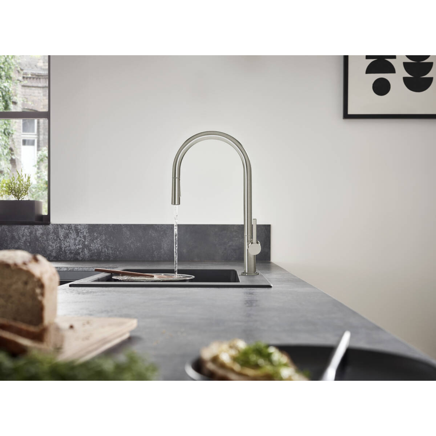 Hansgrohe Talis M5416 sptm 210 2jet AZB sbox RVS look