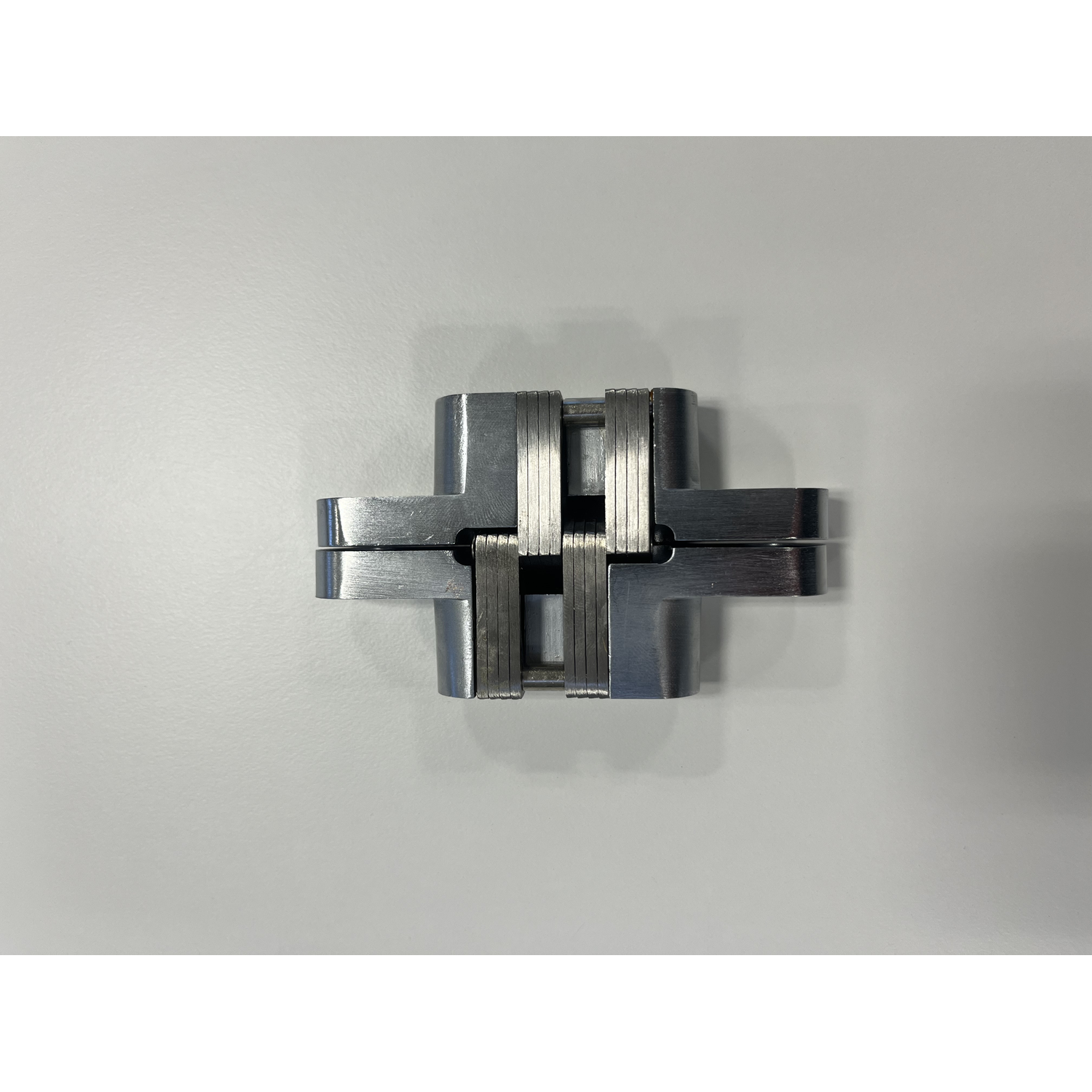 Onzichtbaar scharnier 94x18.4mm nikkel geborsteld
