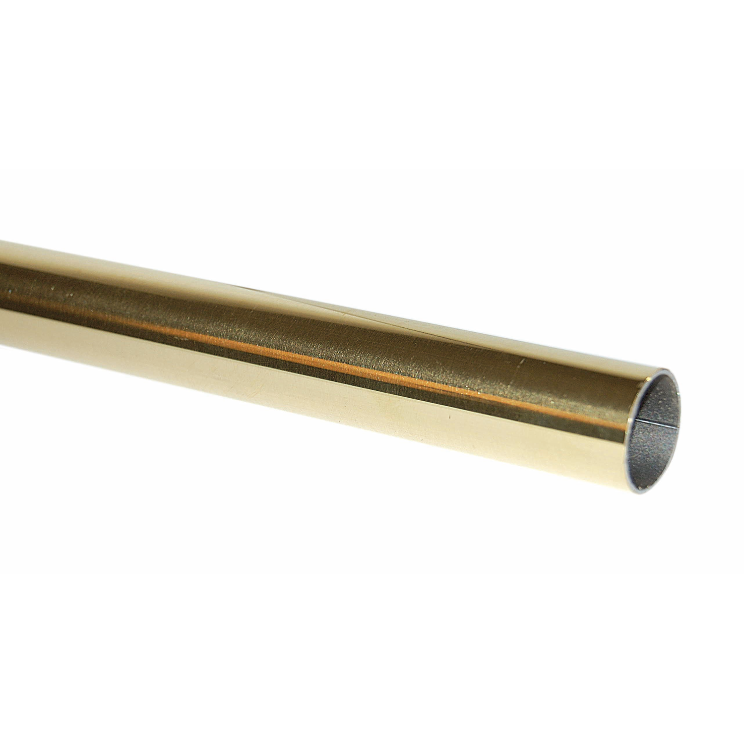 Tubes de penderies 11mm cuivre poli (5m)  