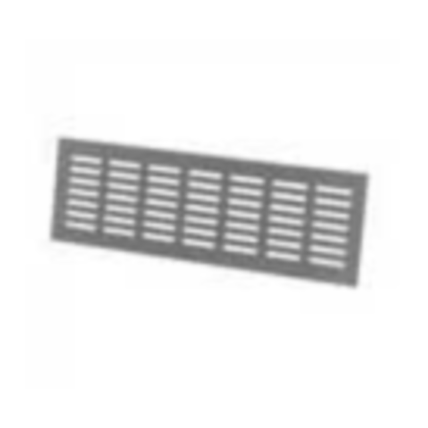 Grille d'aerat. 381/130 alu nat 2000mm  