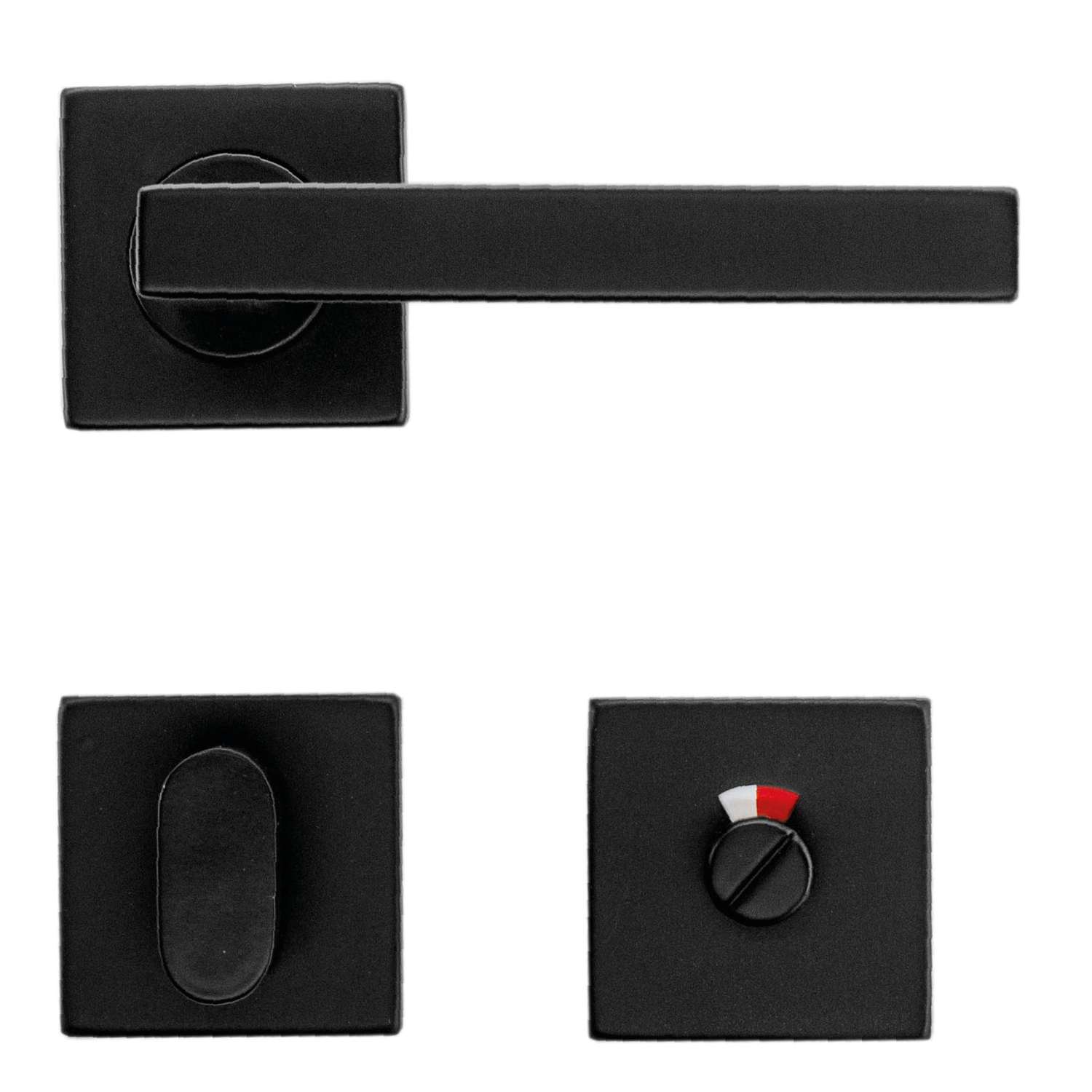 Béquille Pro kubic shape 16mm noir r+wc 