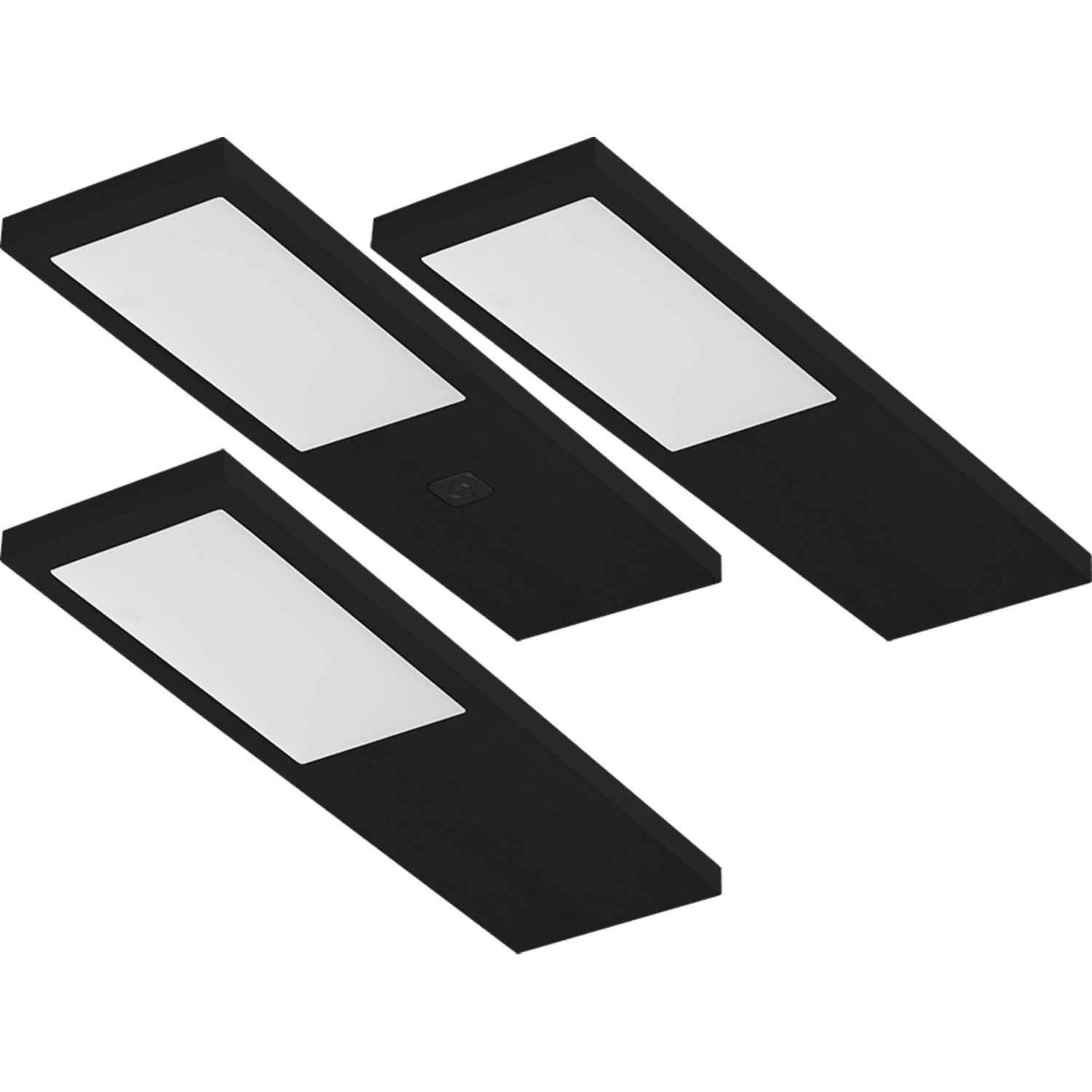 Streto Led noir set 3x4w 4000K-12V + convertisseur avec interrupteur 