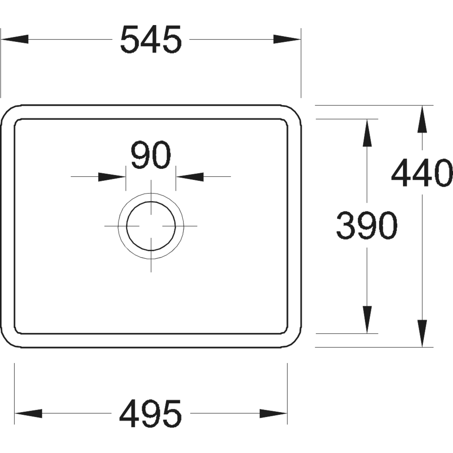 V&B 3310.01.sl subway 60 su stone ceramicplus