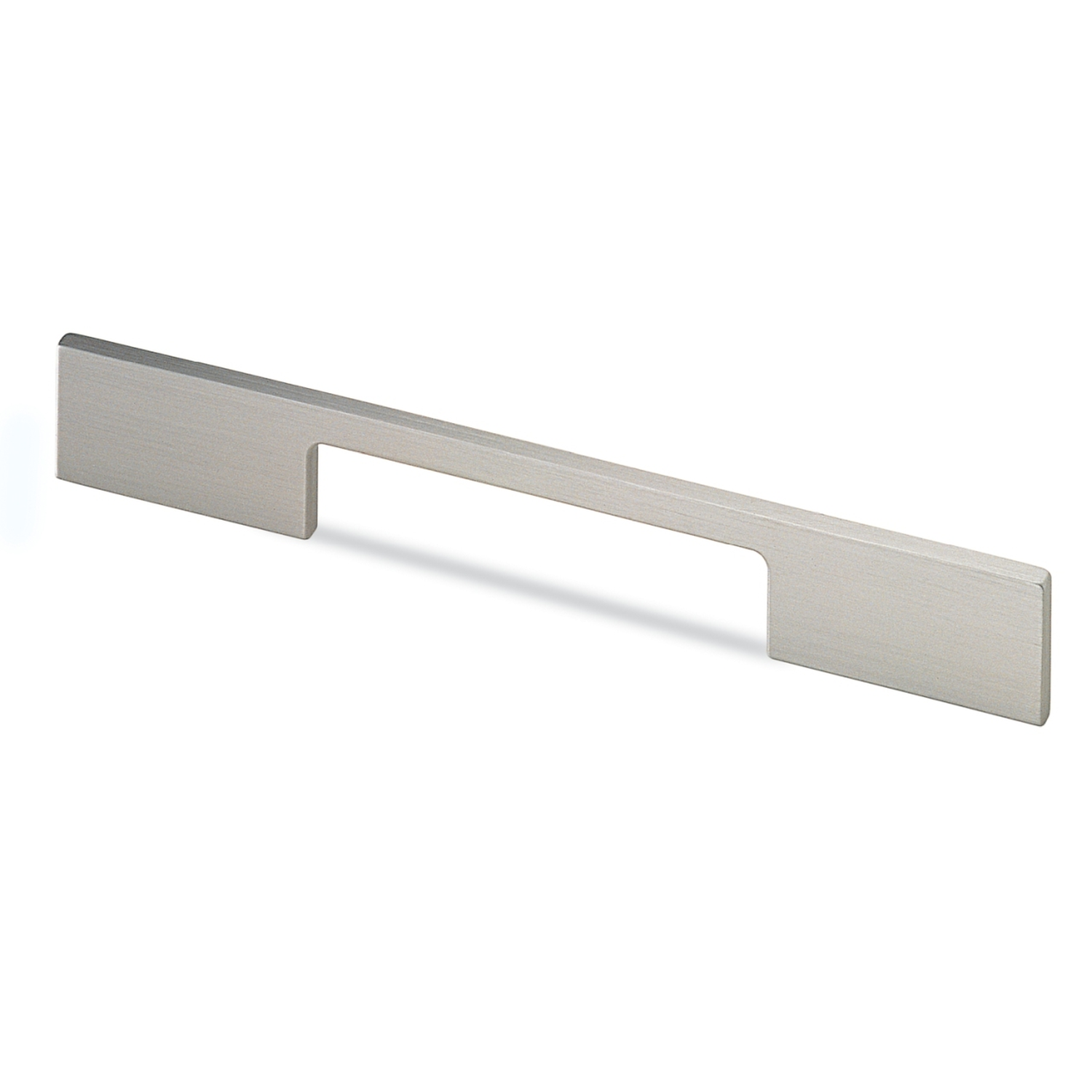 Poignée Velitra, entraxe de perçages 224 / 260 mm, L 272 mm, B 7 mm, H 34 mm, aspect inox brossé