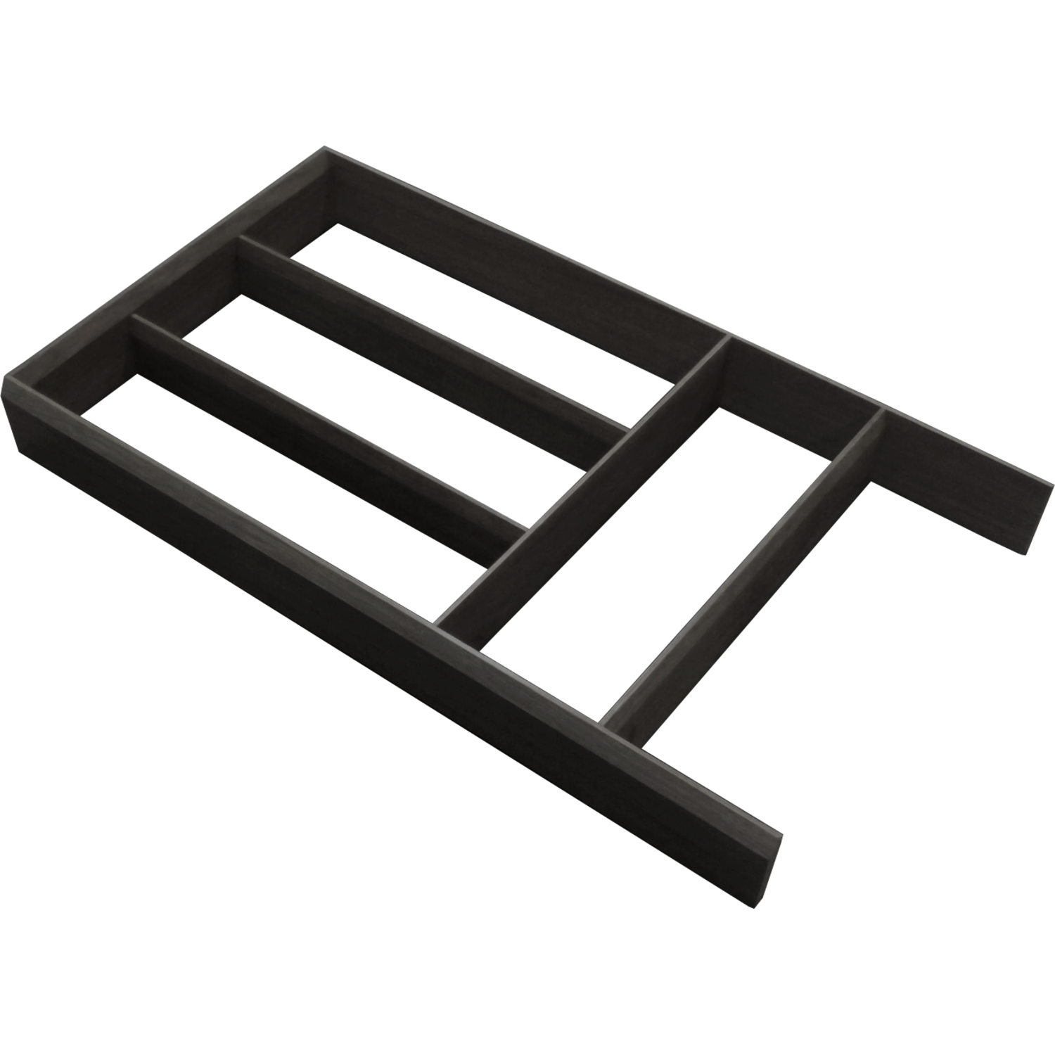 Modulo range-couverts noir 473x272x50mm 