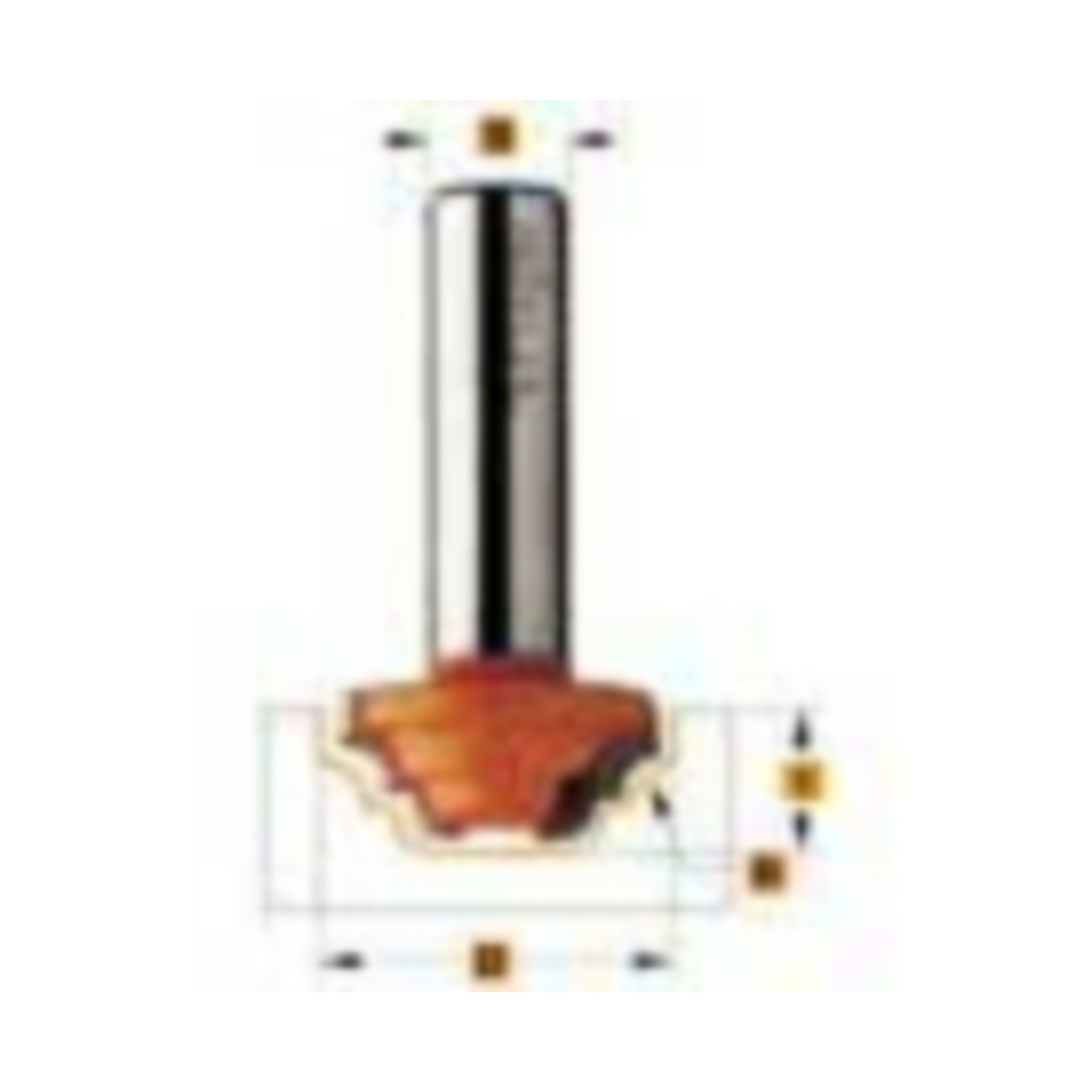 Fraise pour moulures décorative  r=2,4 d=19