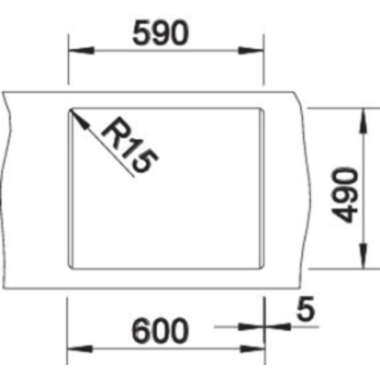Blanco spoeltafel claron 550-if/a auto.