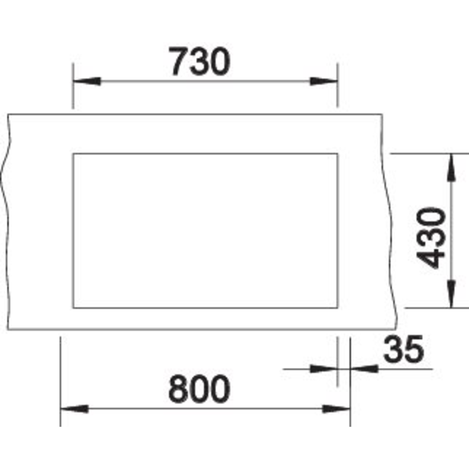 Blanco Claron 700-IF durinox commande manuelle