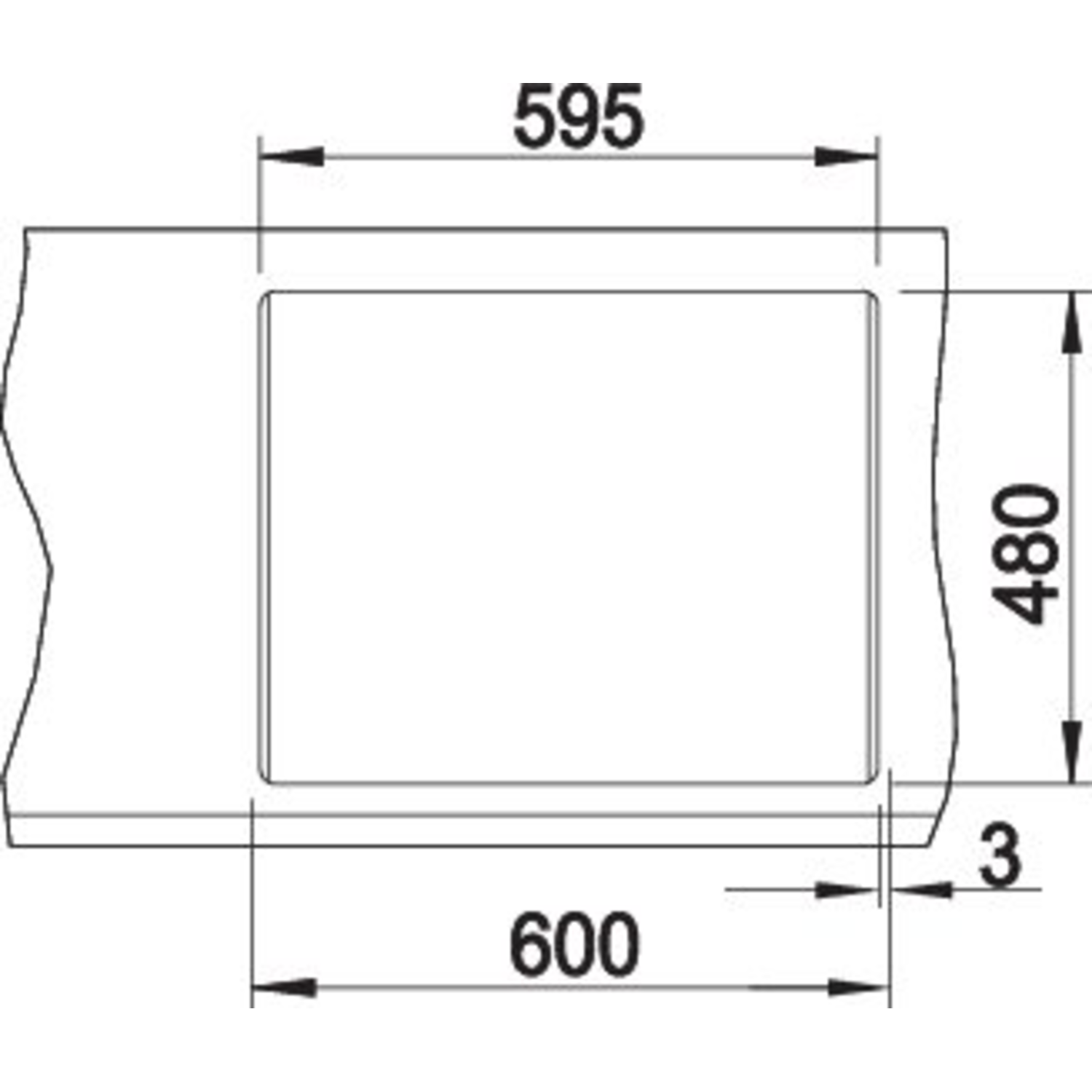 Blanco spoeltafel metra 6 rock grey man.