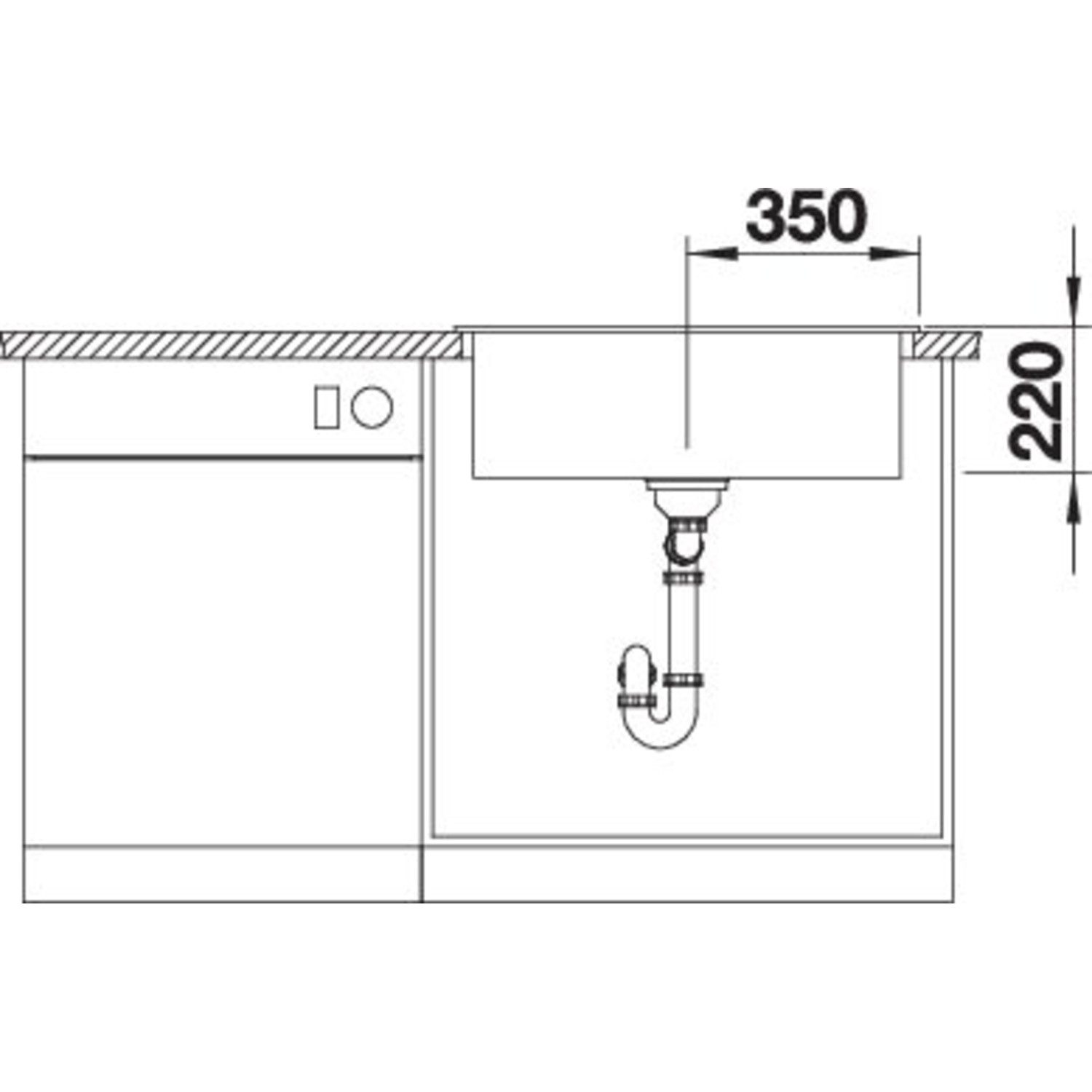 Blanco spoeltafel pleon 8 café man.