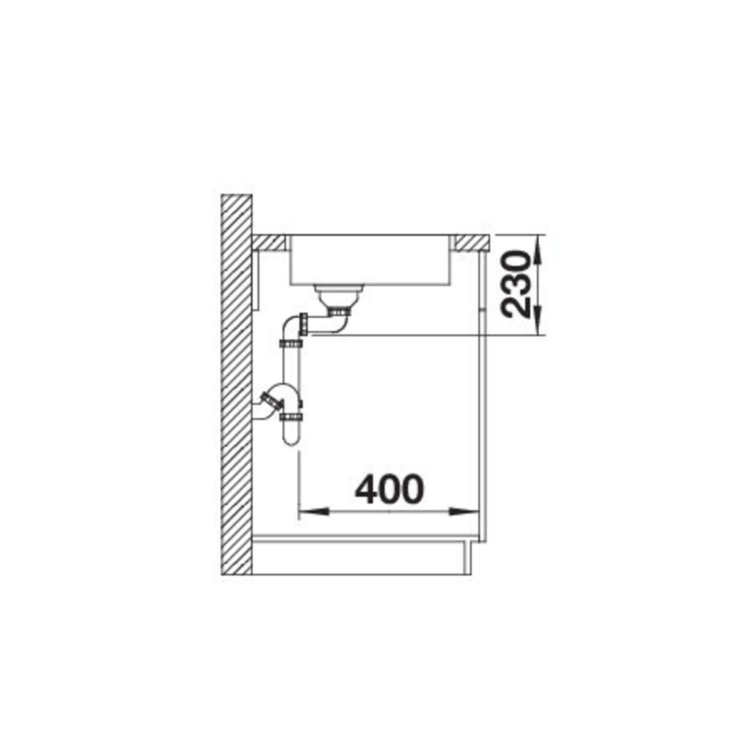 Blanco Solis 180-IF manuele bediening