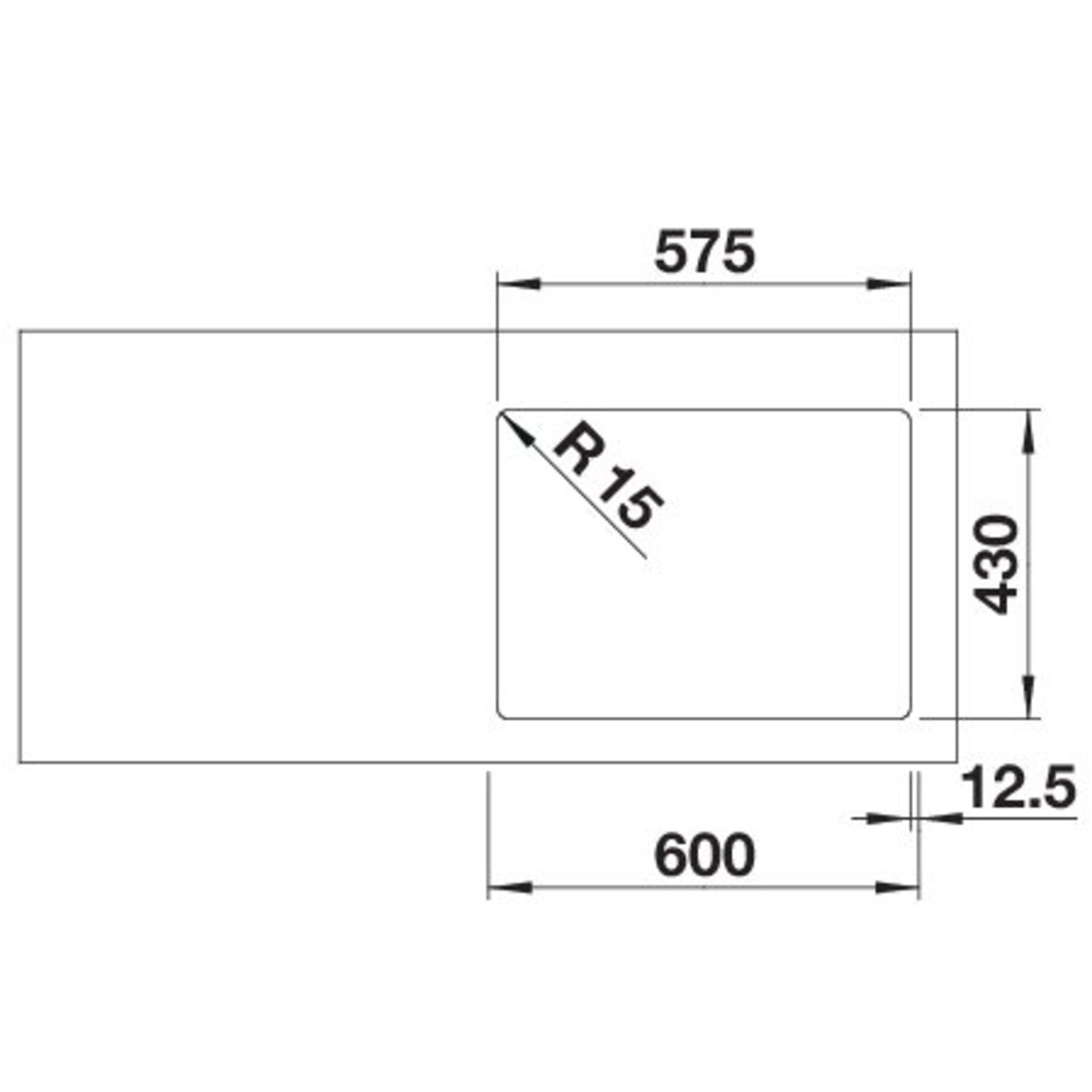 Blanco Solis 340/180-IF droite commande manuelle