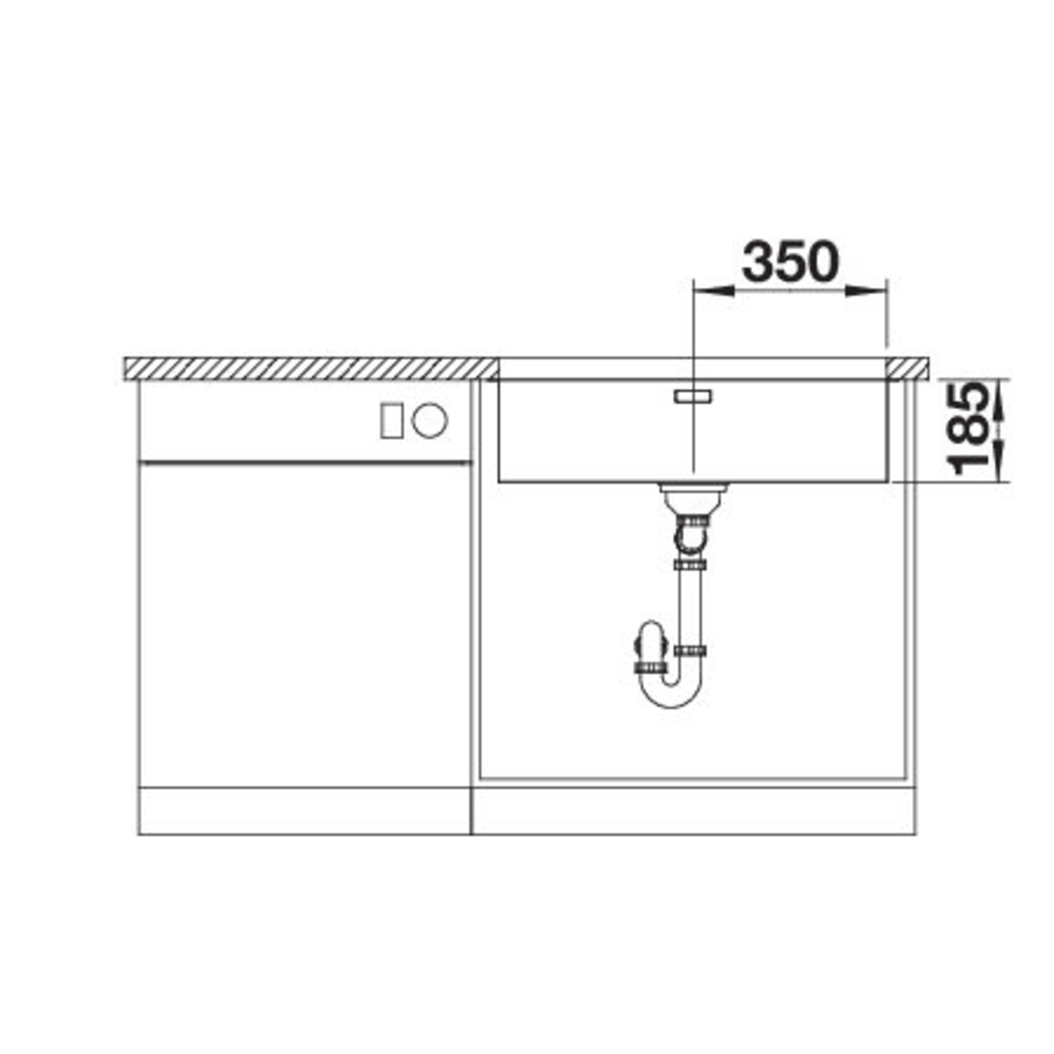 Blanco Solis 700-U commande manuelle