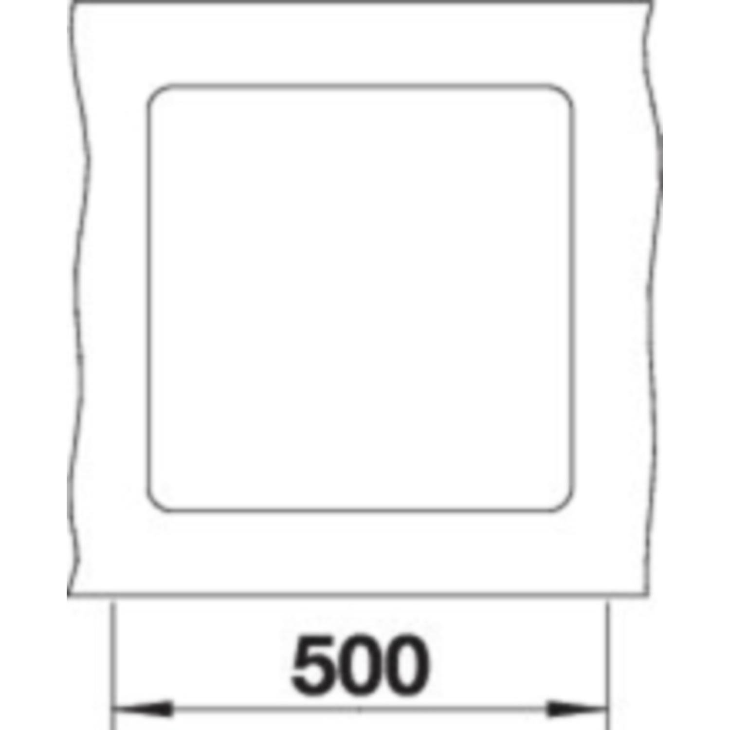 Blanco Subline 400-F rock grey manuele bediening