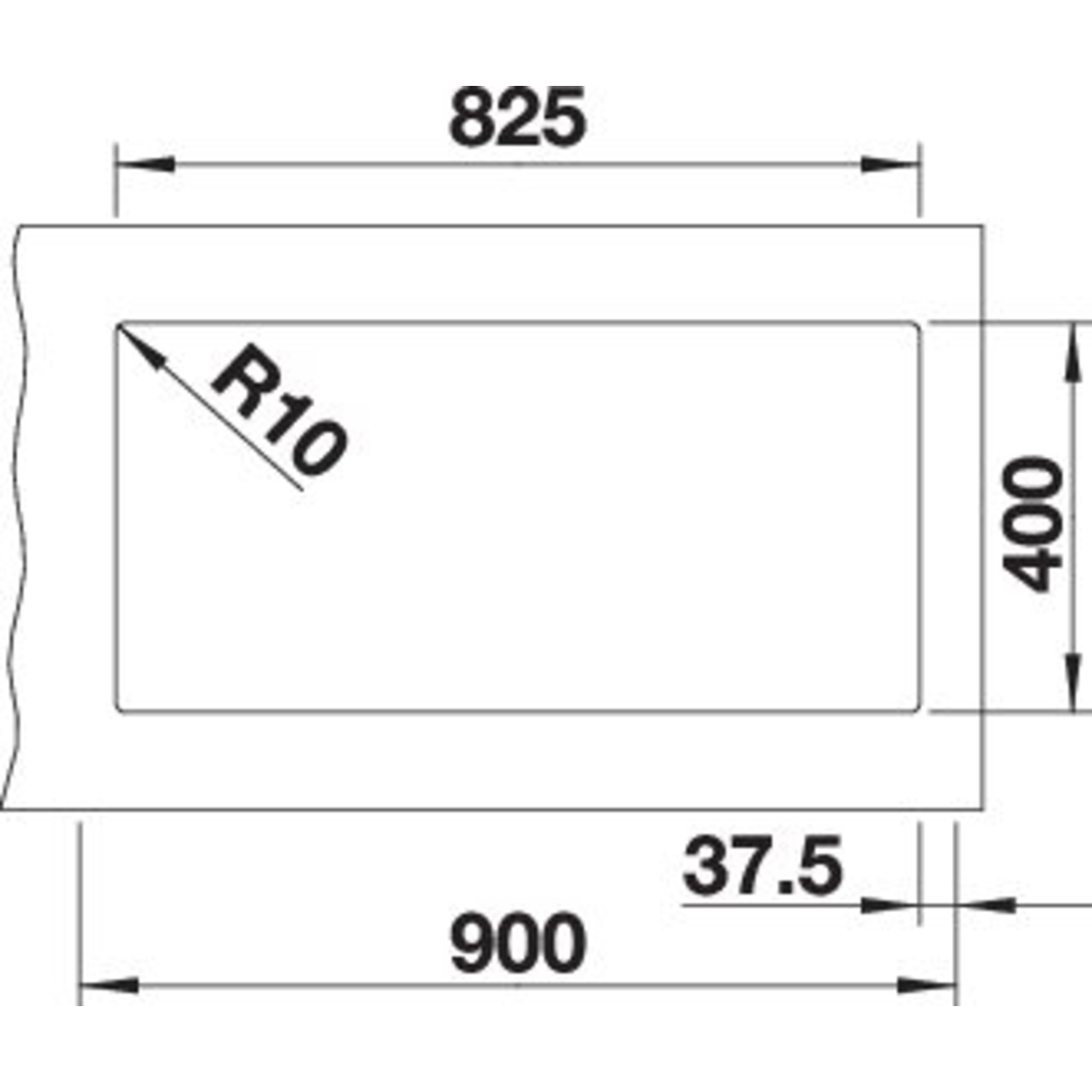 Blanco Subline 480/320-U ga gris volcan commande manuelle