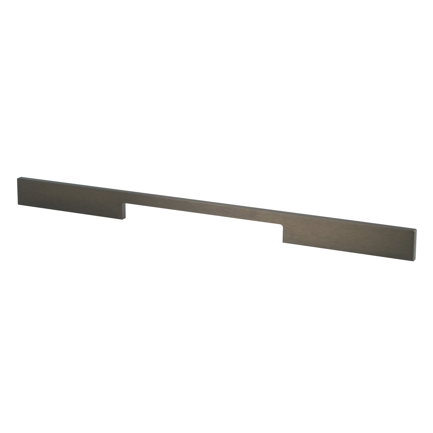 Poignée drimo 480mm alu bronze foncé brossé symm 