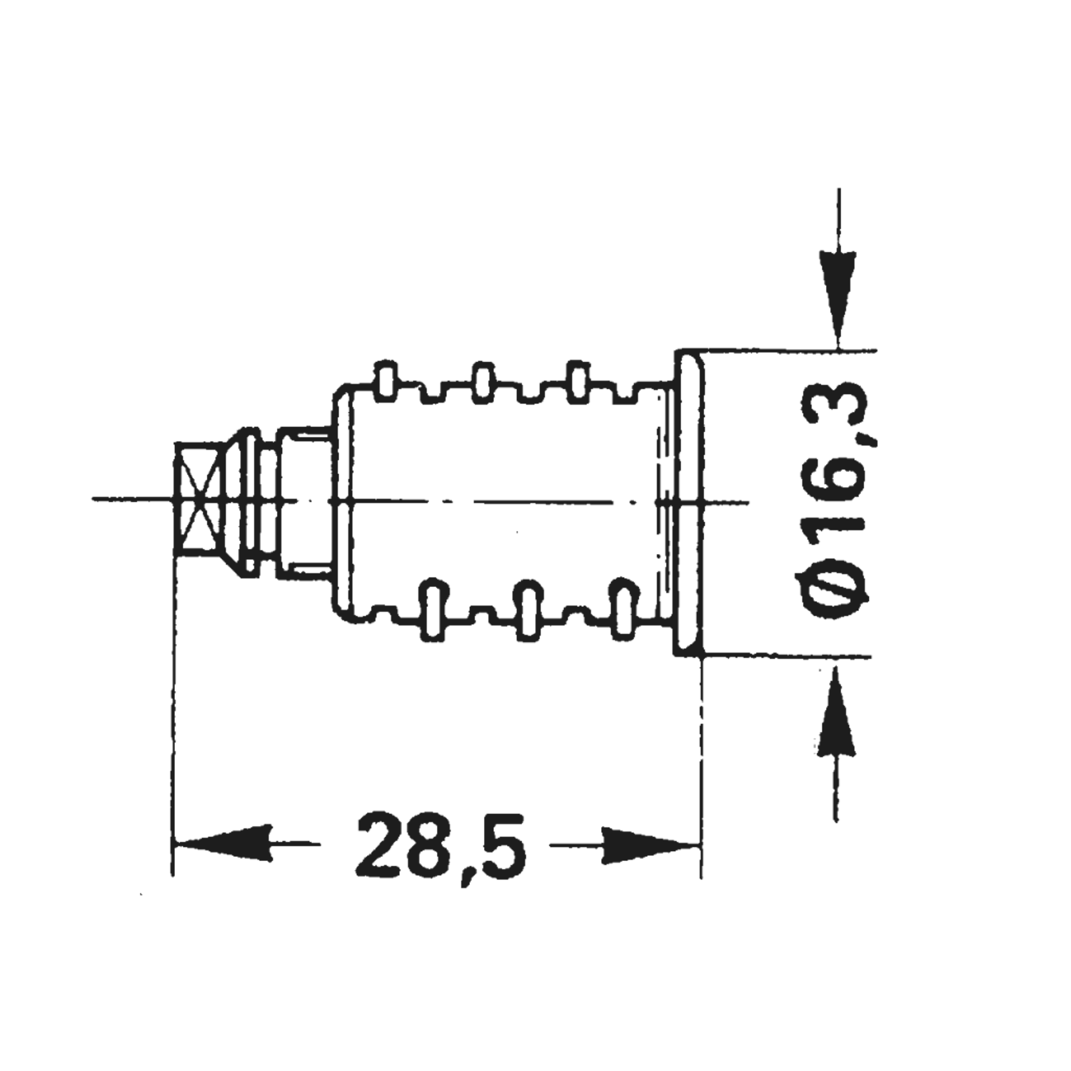 VCS18 cylinder - 3c + 2 sleutels