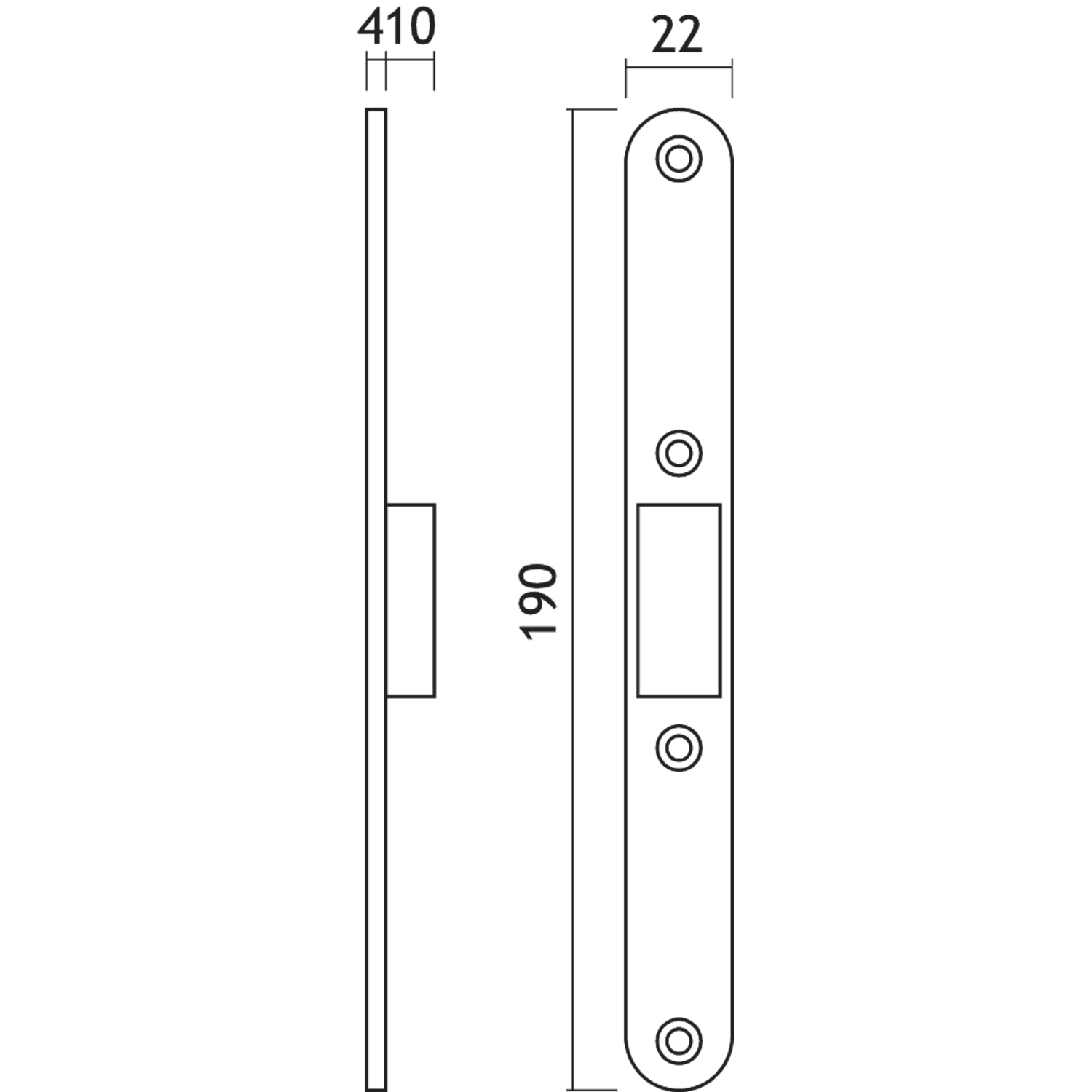 Xinnix nz serrure magnetique 190mm gris  