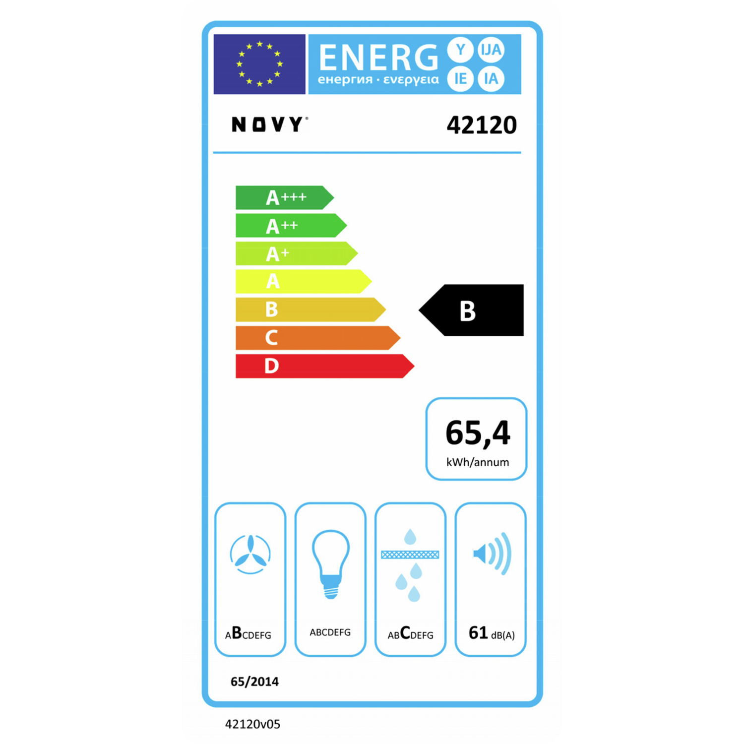 NOVY Premium panorama pro 118 cm 5 zones