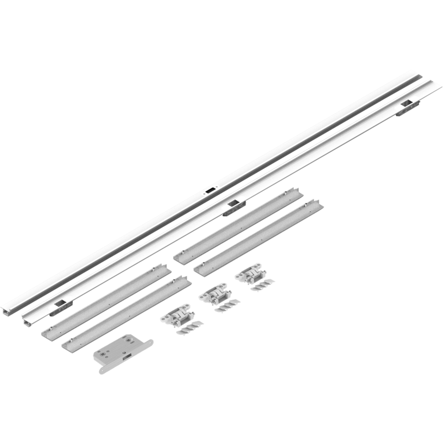 Xinnix X40 set montant blanc d/g 2015mm-90kg pousser/tirrer charniere A24(3)