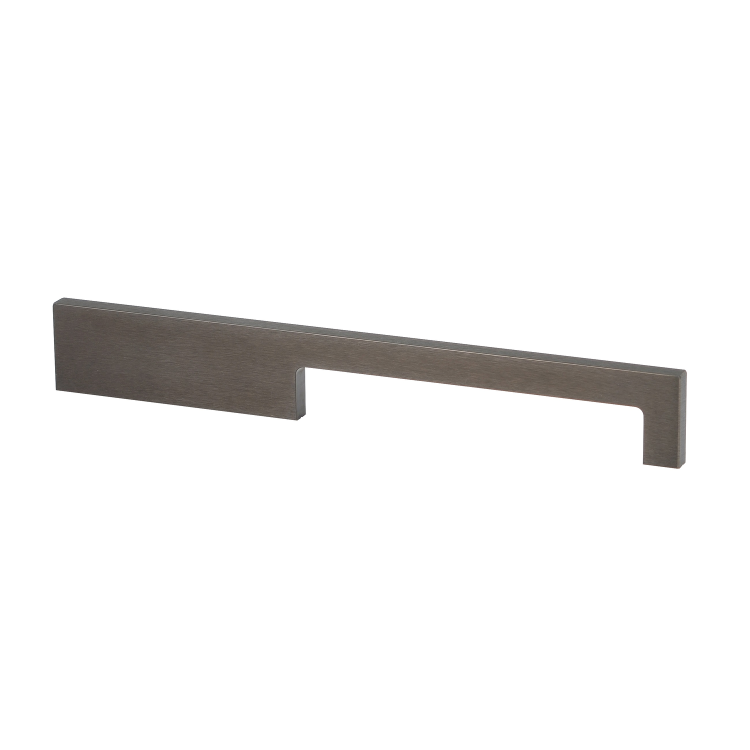 Poignée drimo 224mm alu bronze foncé brossé asymm 