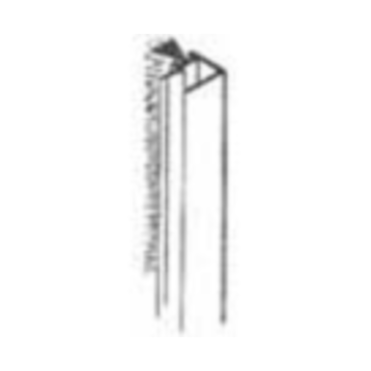 Profile alu avec brosse 6mm 60285  