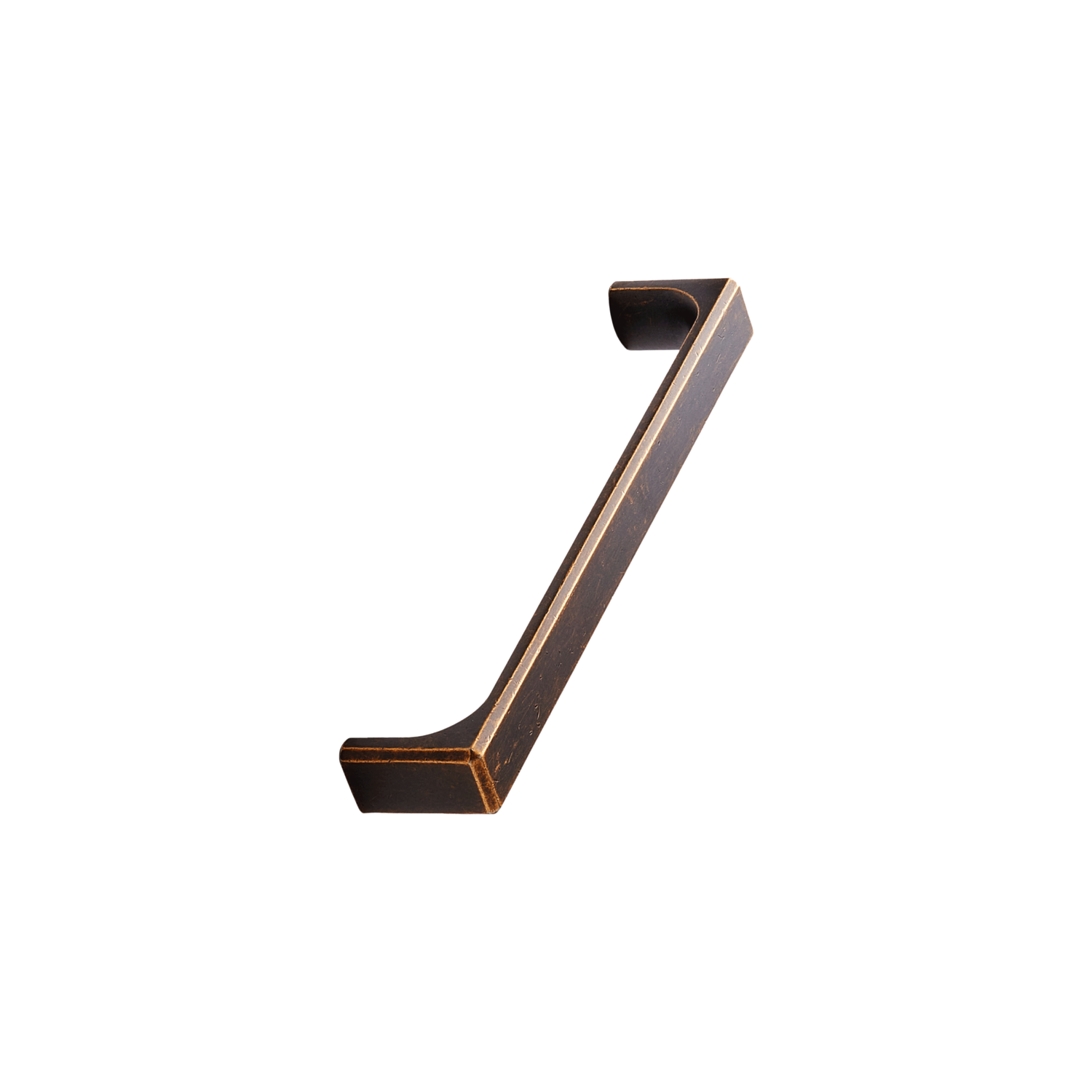 Poignée fold ea160 l170 zamac brun antique 