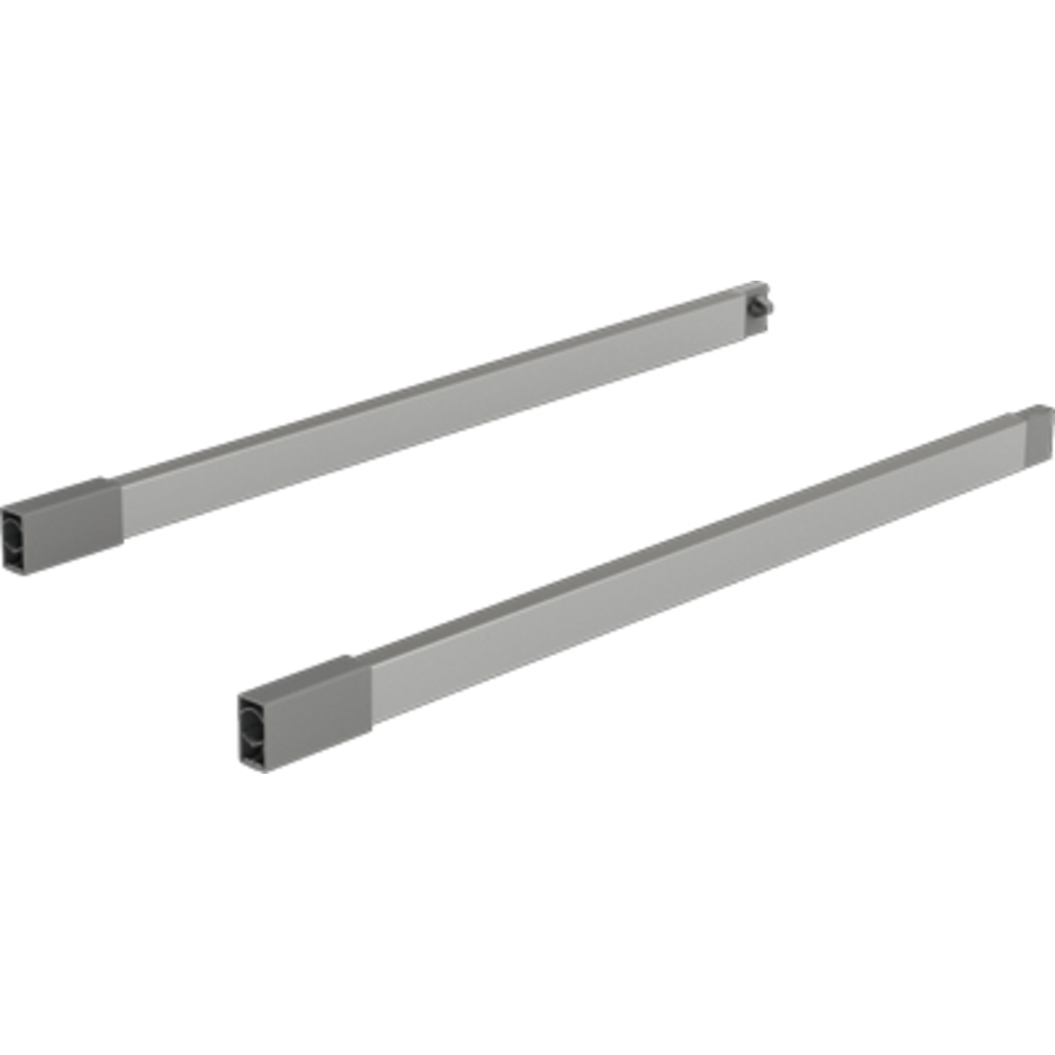 Lengtereling ArciTech / 650 mm, zilver, links