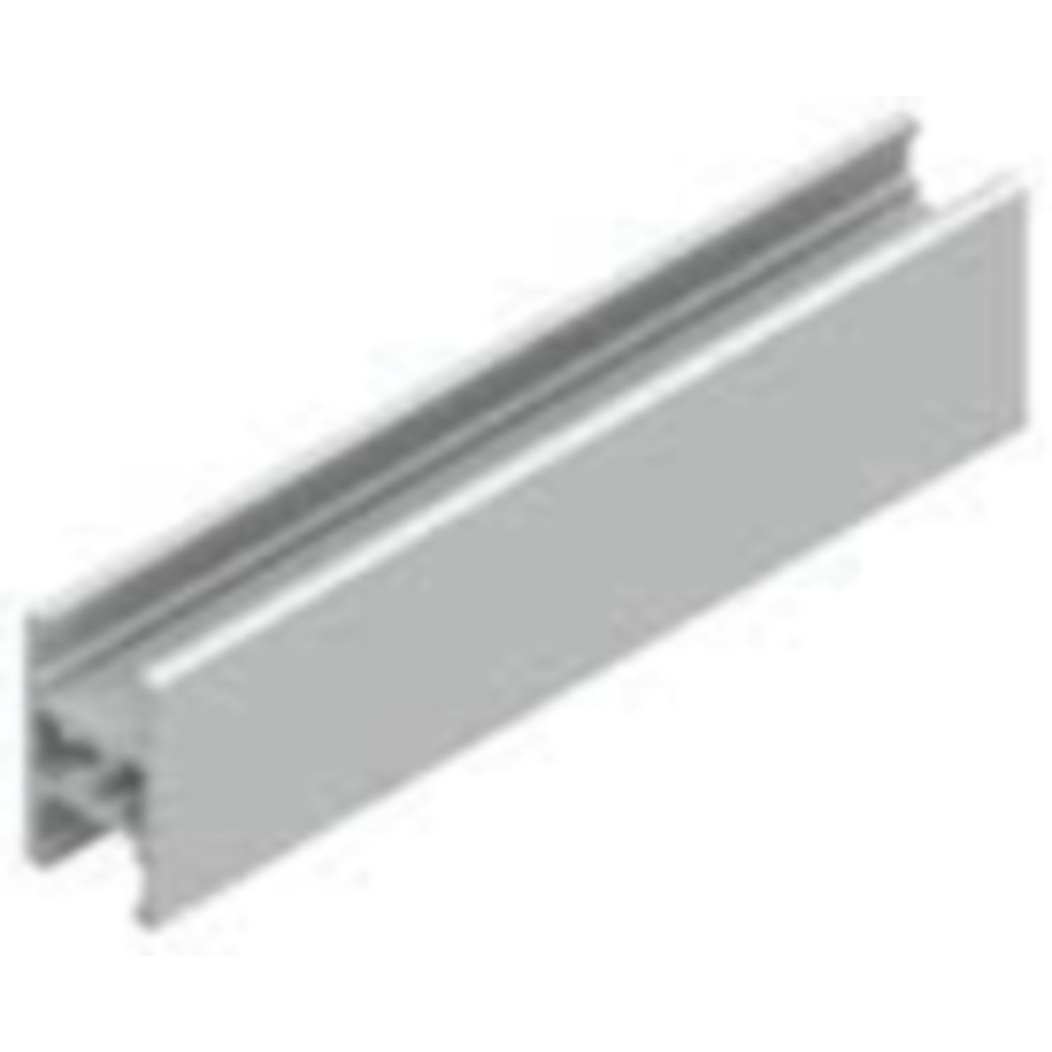 Profil-U horizontal central RC-Base 4m noir  