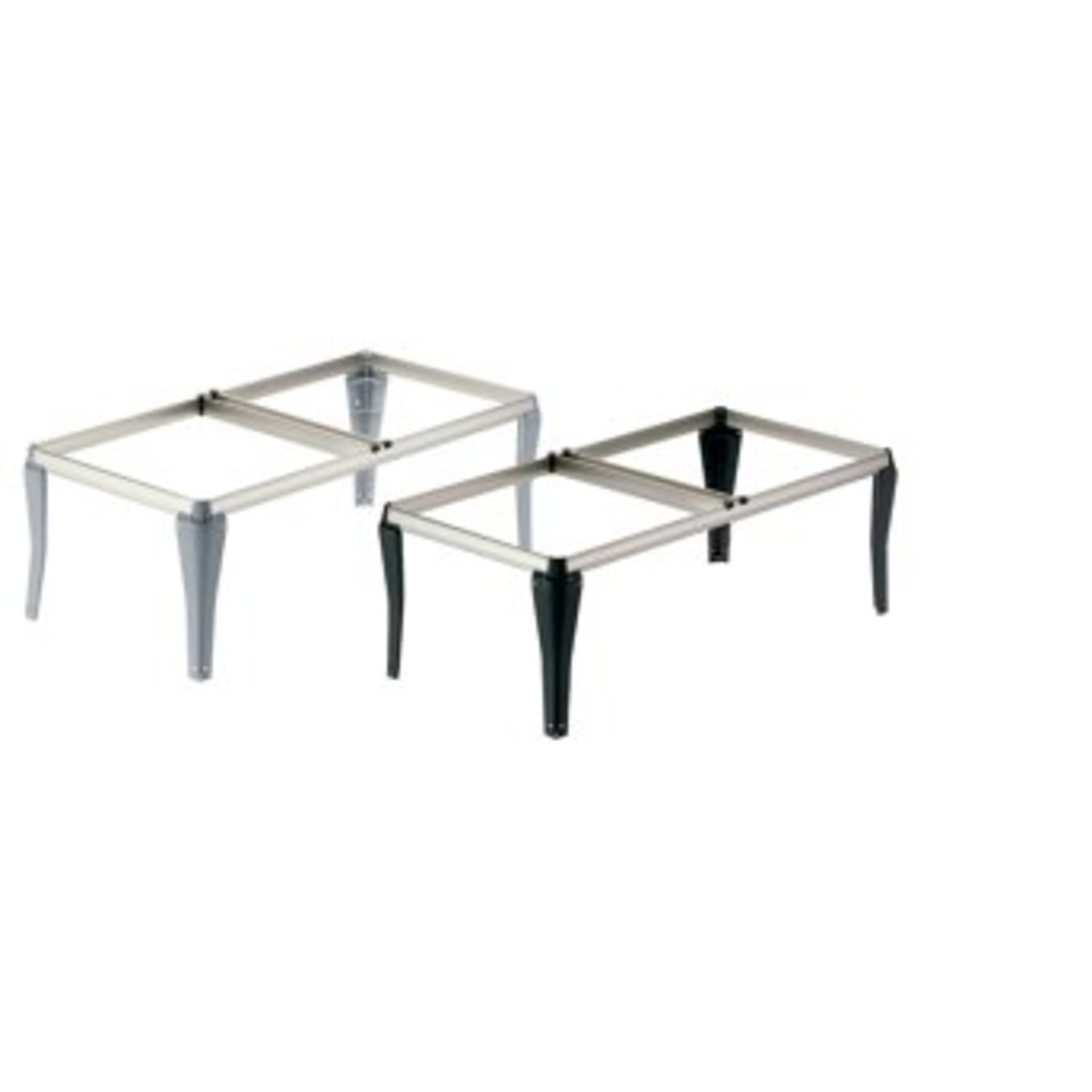 Insteekbaar hangmapframe bureau onderkast, zwart, 710x244x350 mm