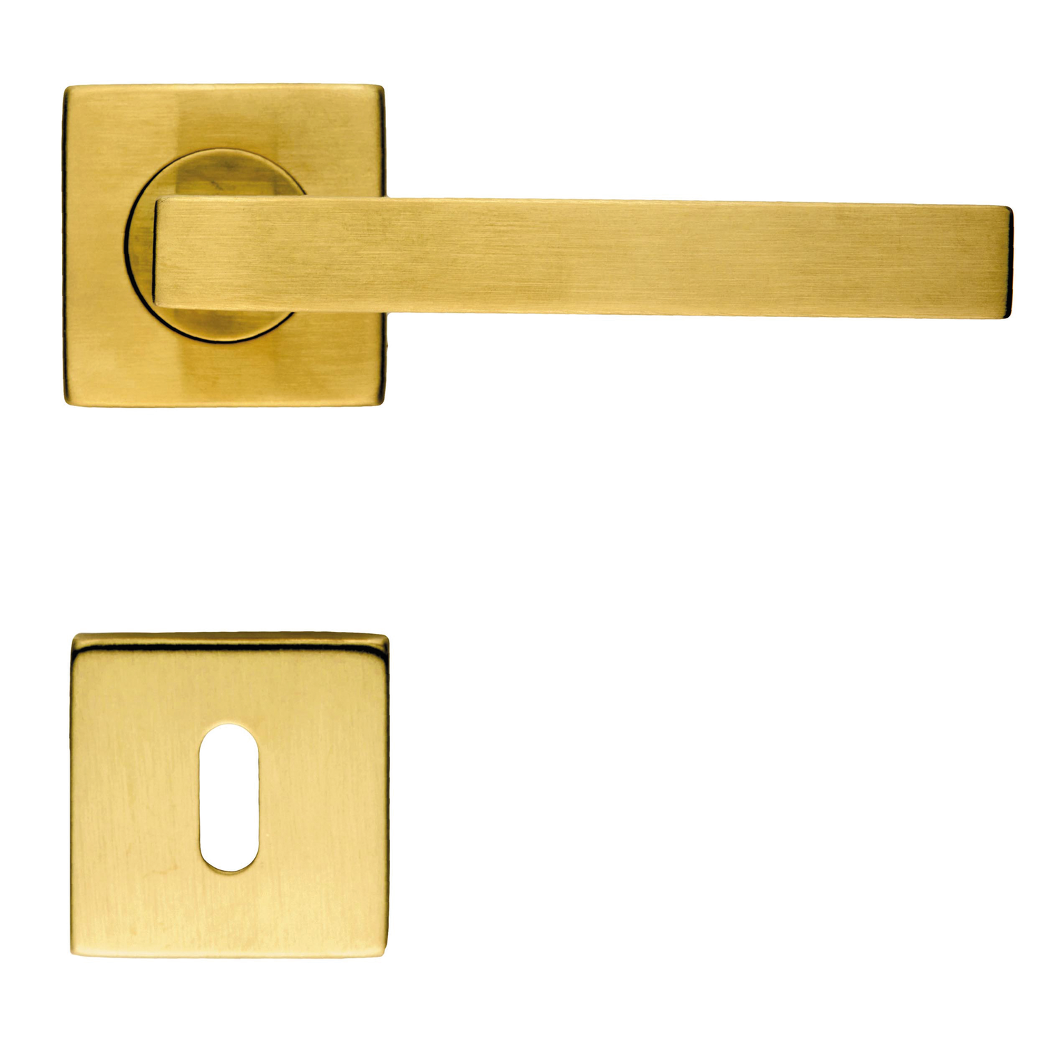 Béquille Pro kubic shape 16mm laiton mat r+e 
