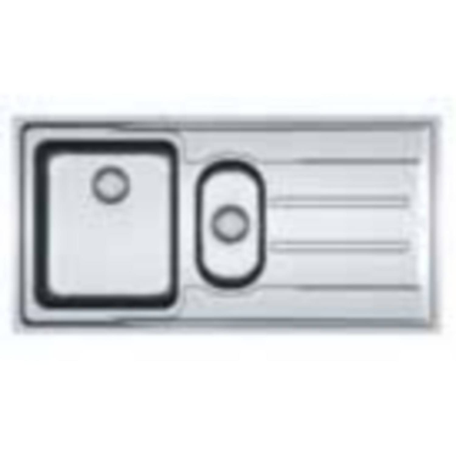 Franke aton rvs 1+1/2 bak 1004x514 slimtop | vlakbouw