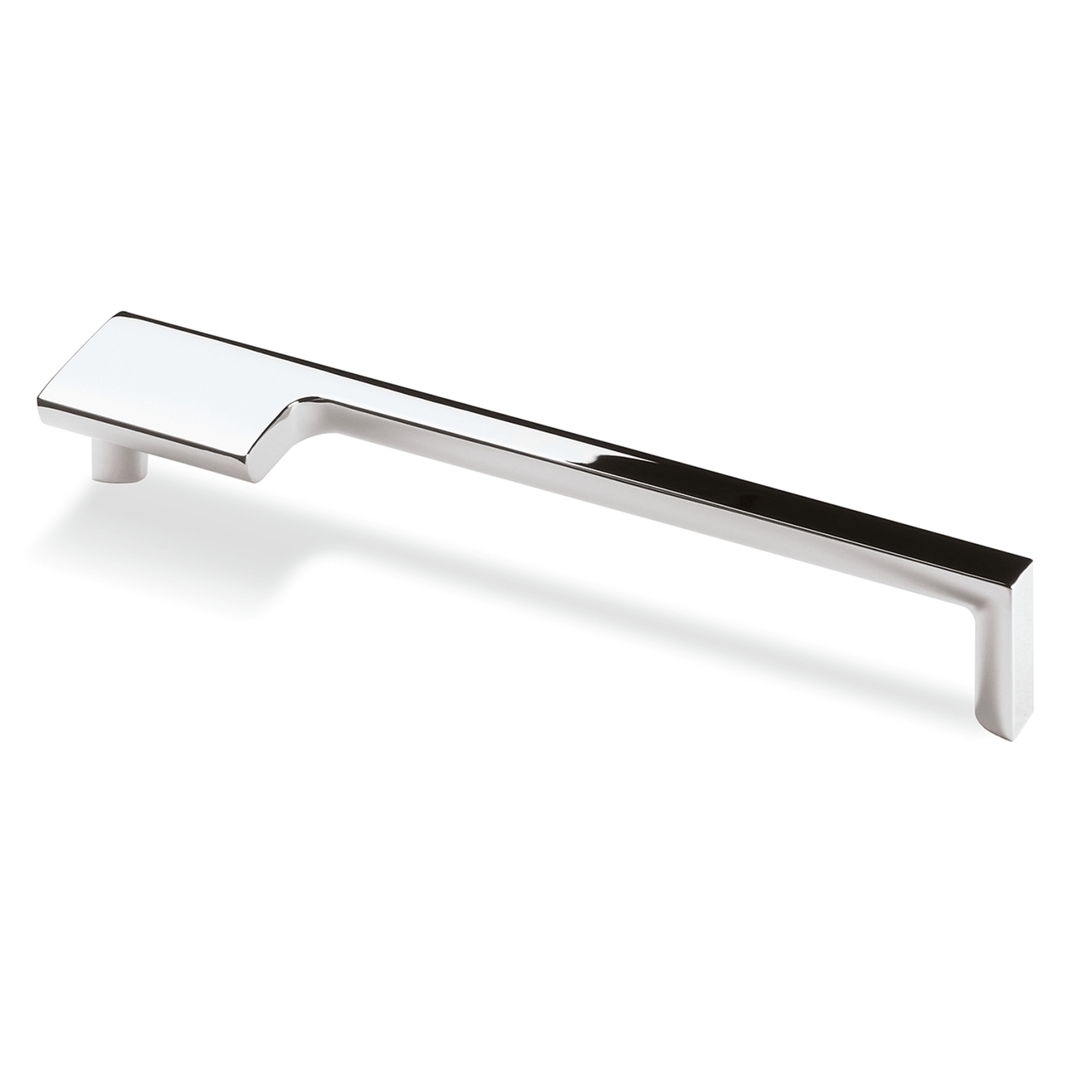 Poignée Zenga à droite, entraxe de perçages 192, L 201 mm, B 36 mm, H 30 mm, chromé brillant