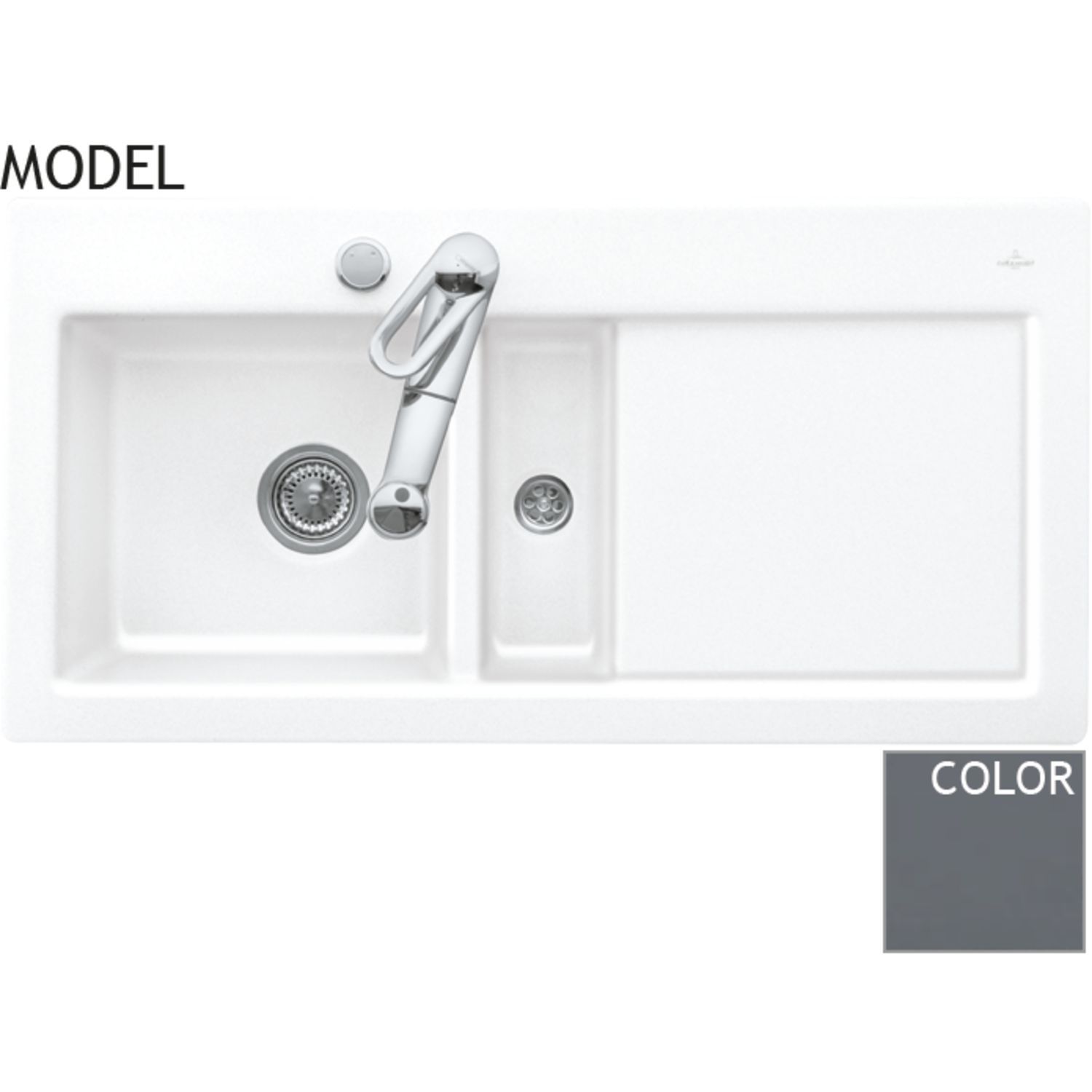 V&B 6770.01.i4 subway 60g graphite ceramicplus
