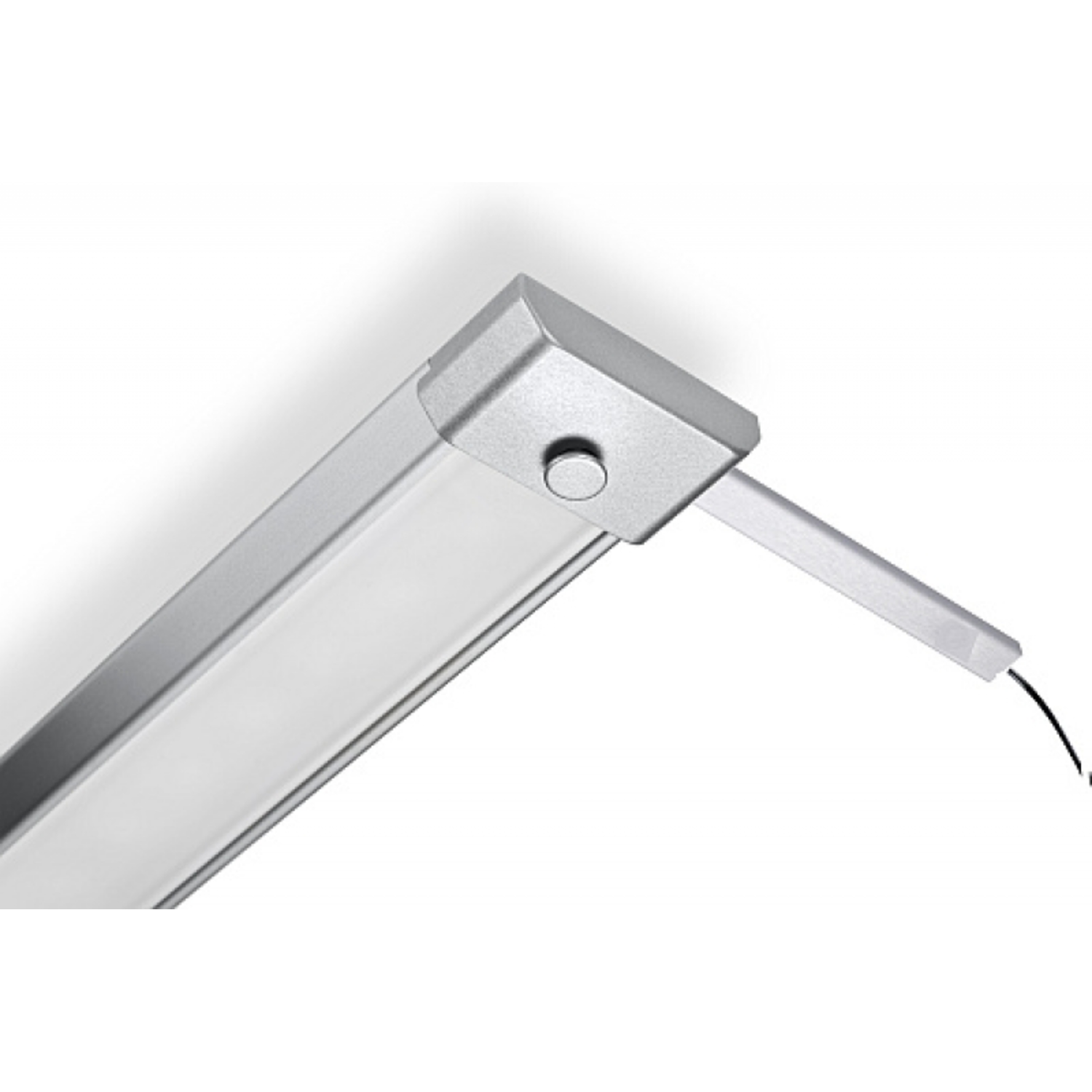 Cache câbles inox 200x17x8mm - Fixation invisi ble 