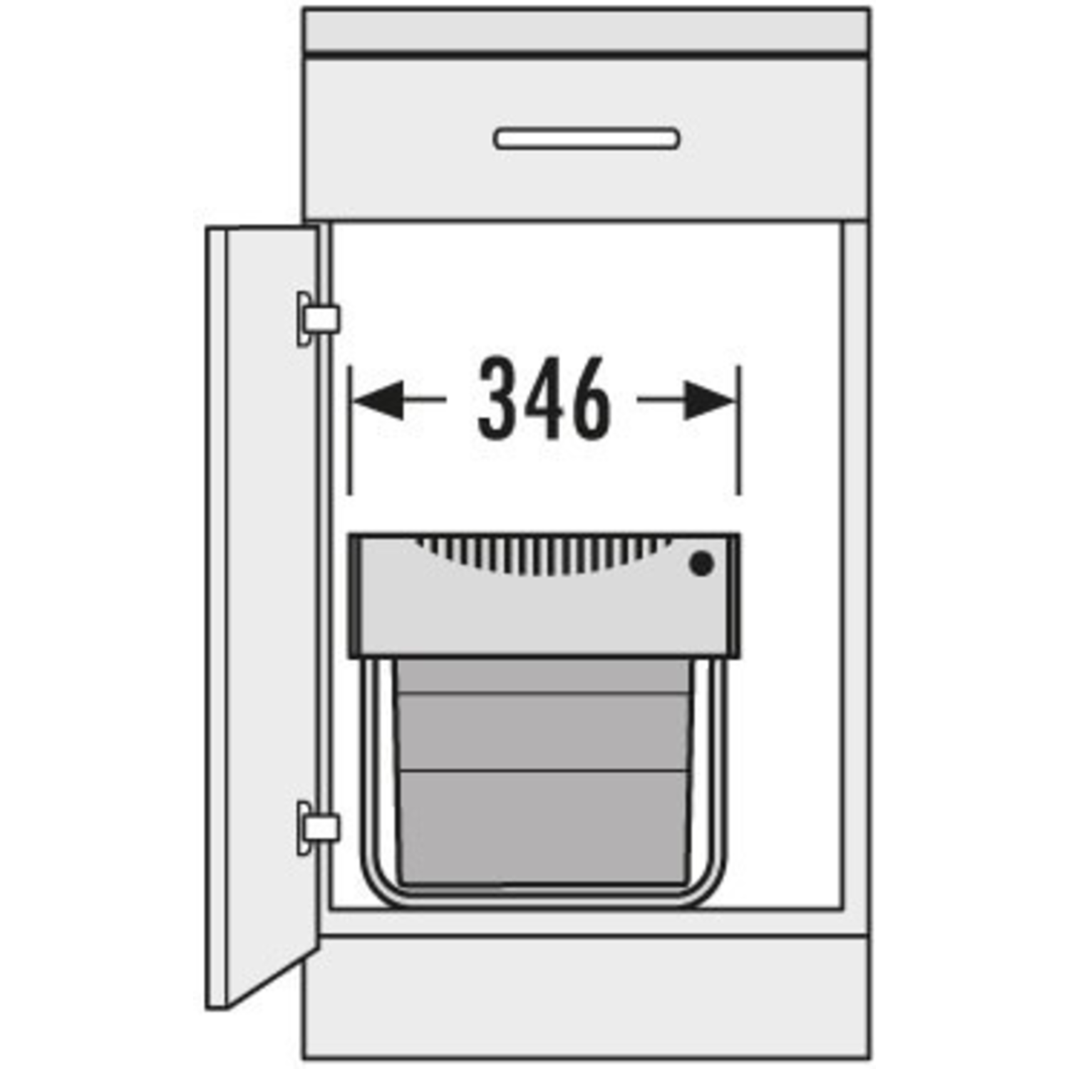 Hailo tandem R ii poubelle 2x18l gris 