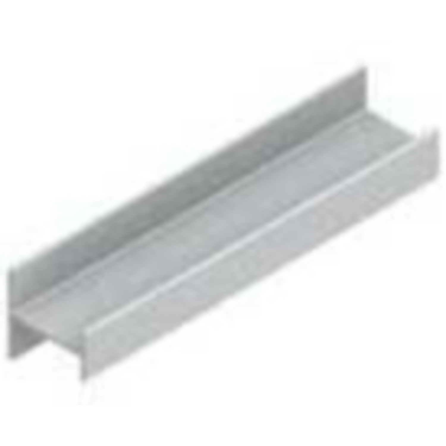 Horizontaal H-profiel PRH19-85 4m alu wit
