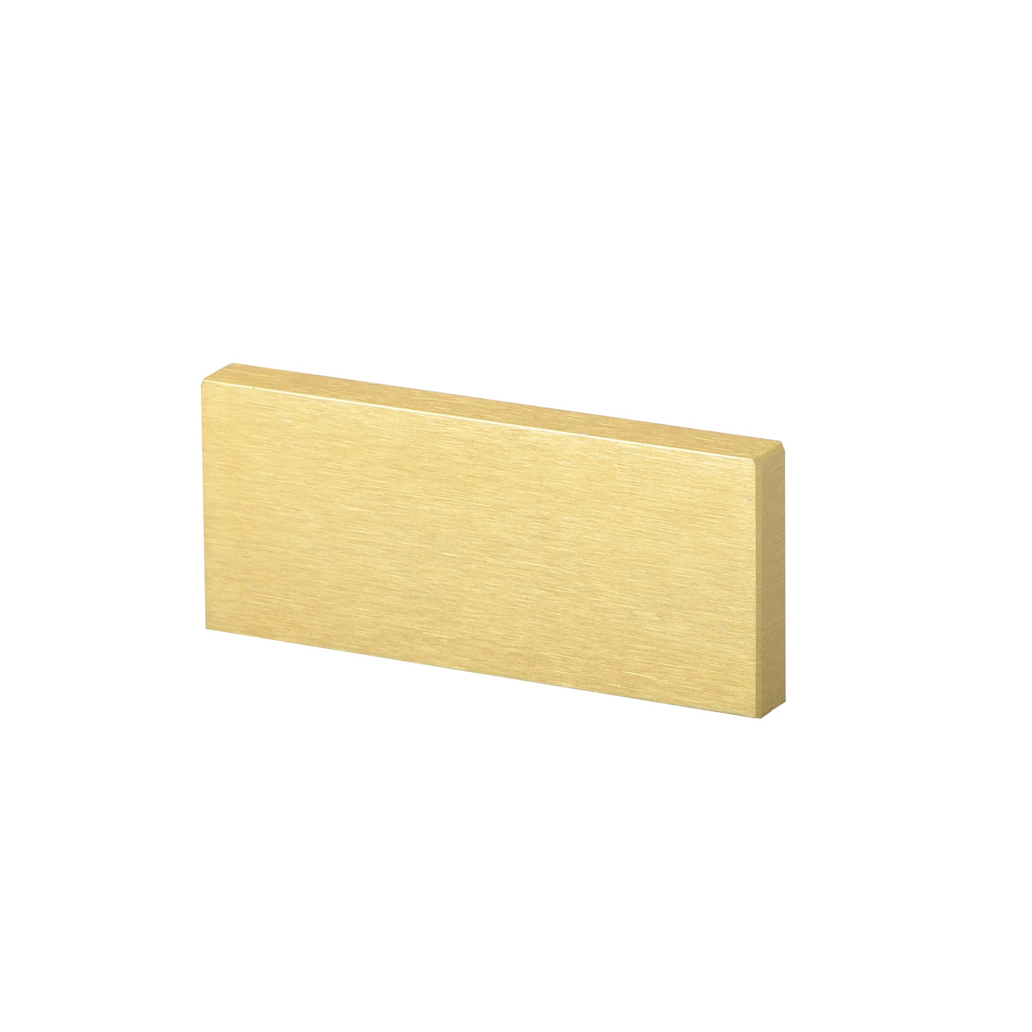 Bouton drimo 64mm alu or brossé symm 