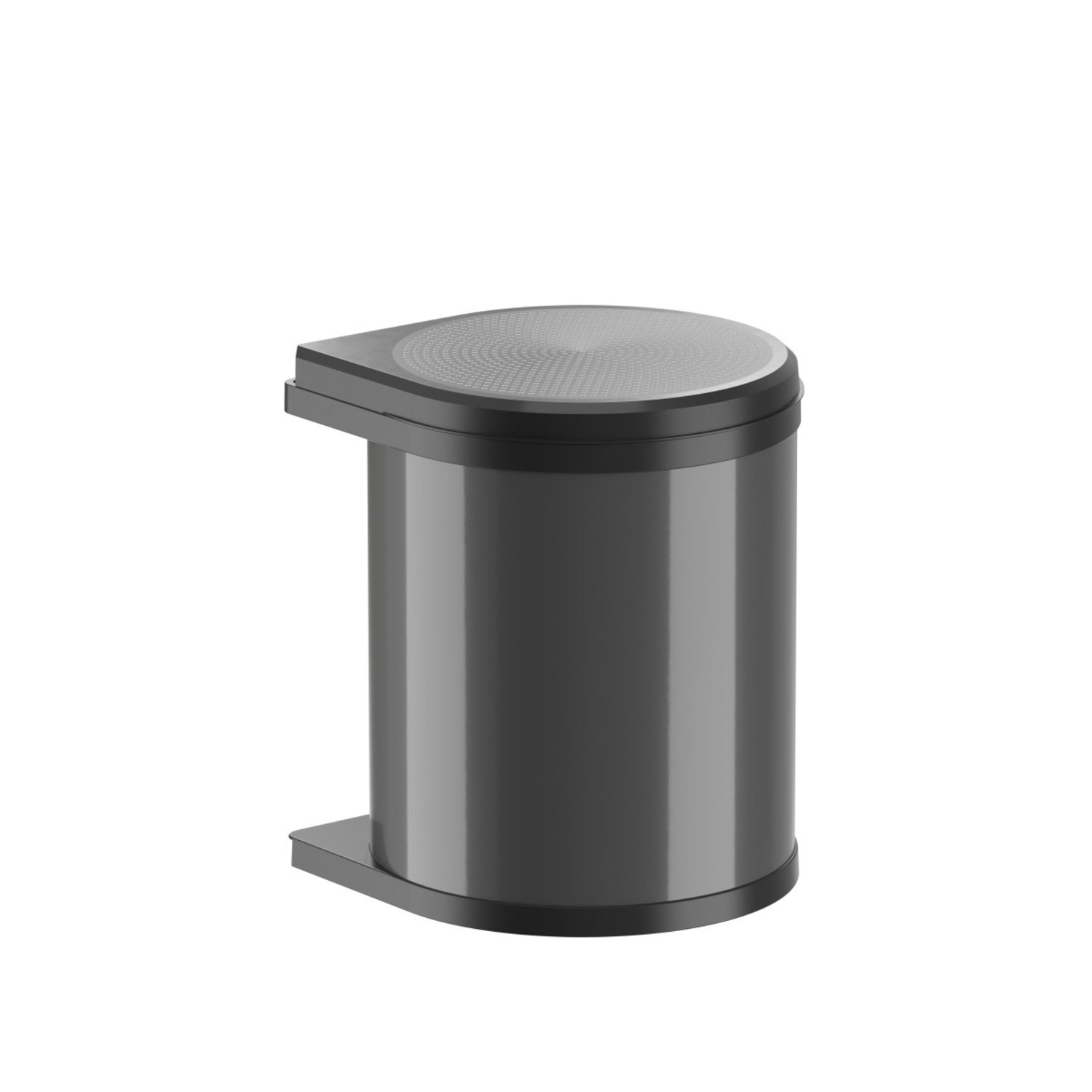 Poubelle hailo Mono antracithe/noir 15l 