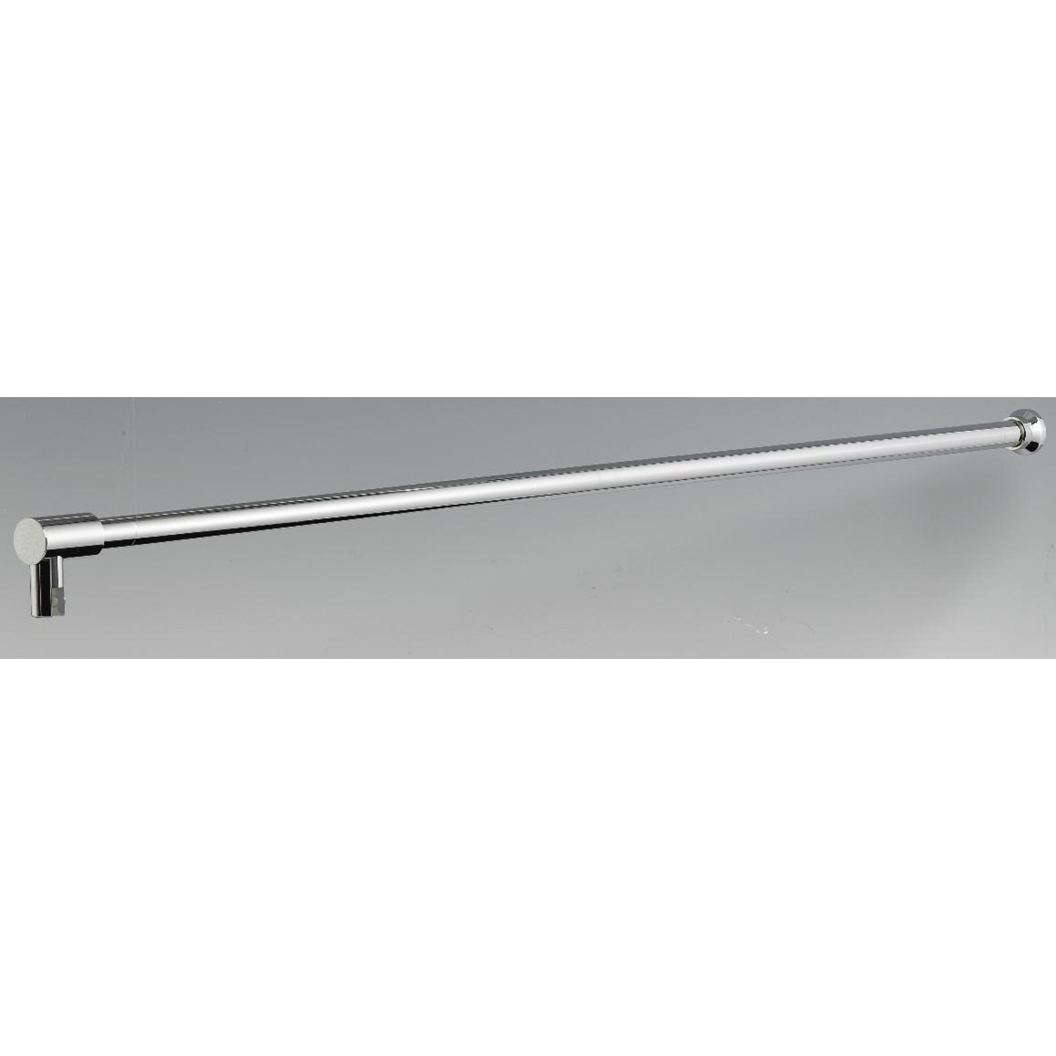 Vaste stabilisatiestang wand/glas, voor 6/10 mm glas, L1320, geborsteld nikkel