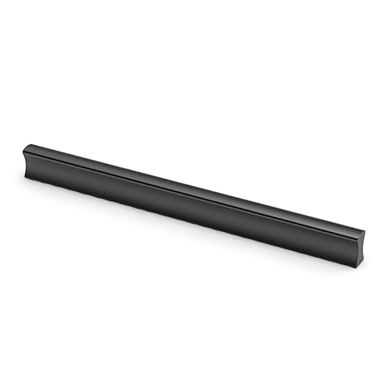 Poignée Kervo, entraxe de perçages 96 / 128 mm, L 152 mm, B 10 mm, H 18 mm, noir mat