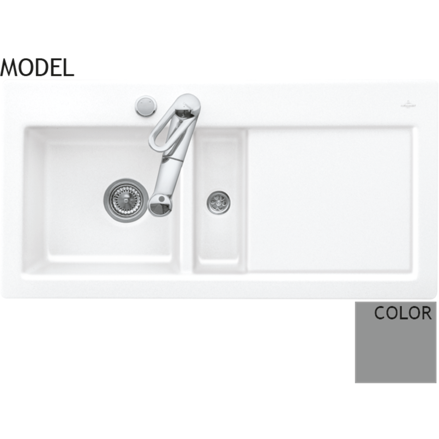 V&B 6770.01.sl subway 60g stone ceramicplus